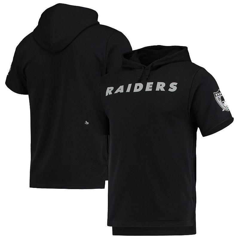 Men's Mitchell & Ness Black Las Vegas Raiders Game Day Hoodie T-Shirt, Size: Small, Lvr Black Product Image