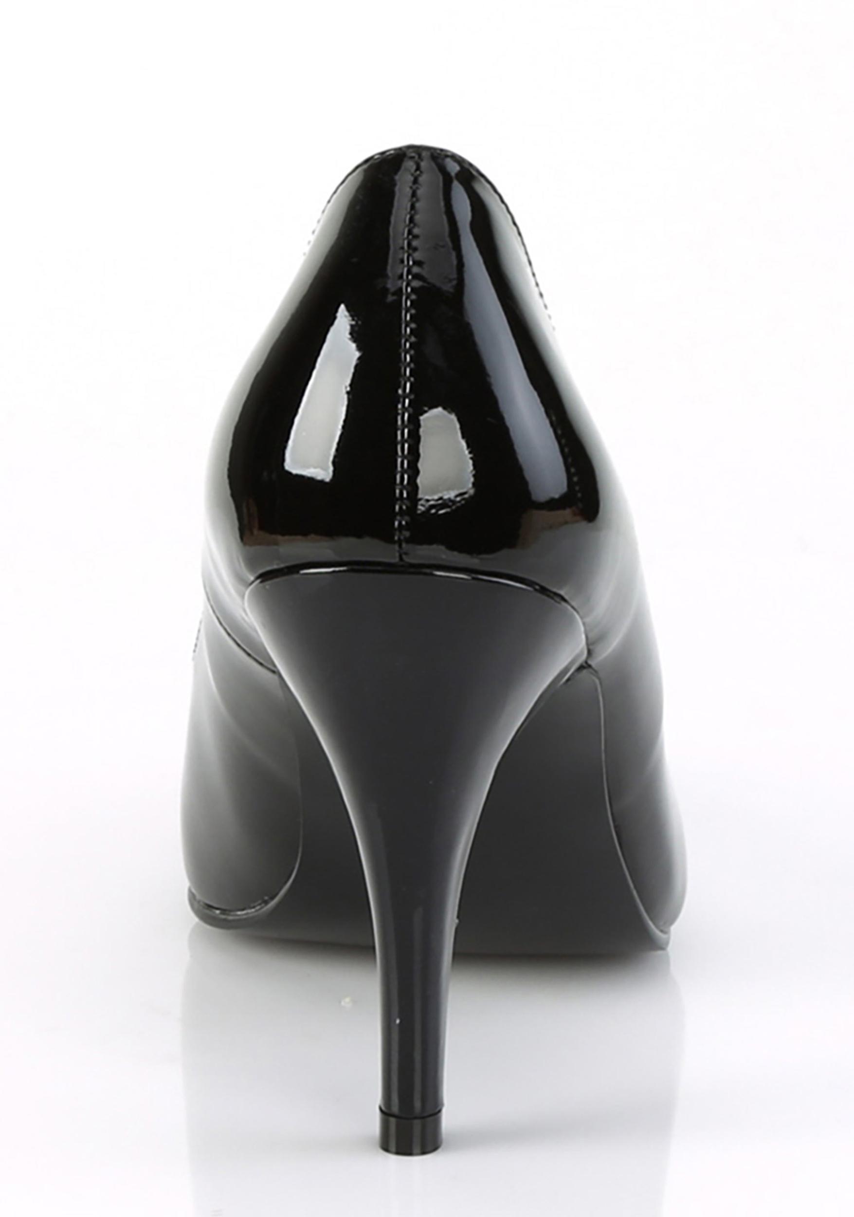 Pleaser Dream-420 Pointed Toe Heels Patent - Black Product Image