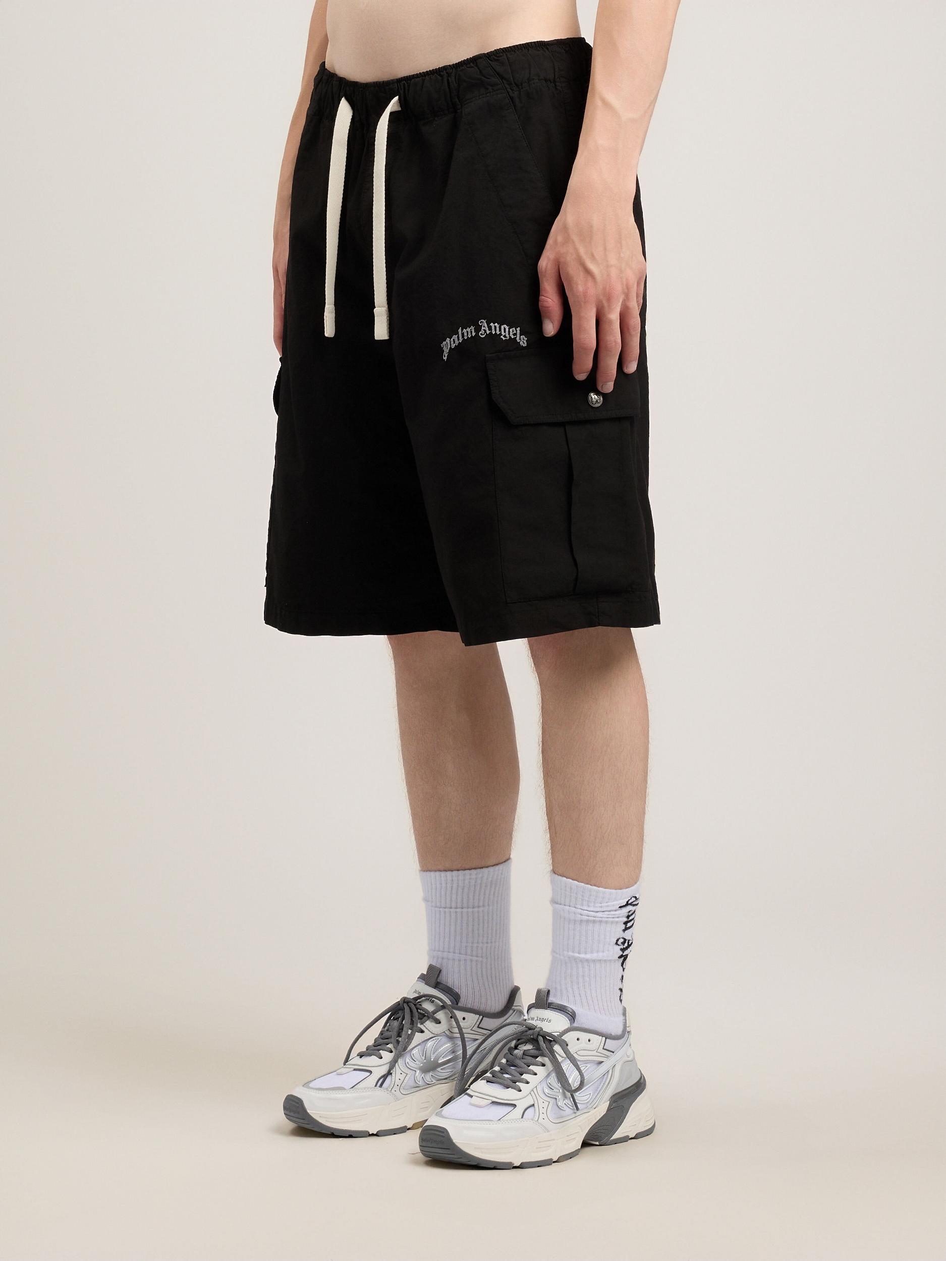 Curved Logo Loose Cargo Shorts Product Image