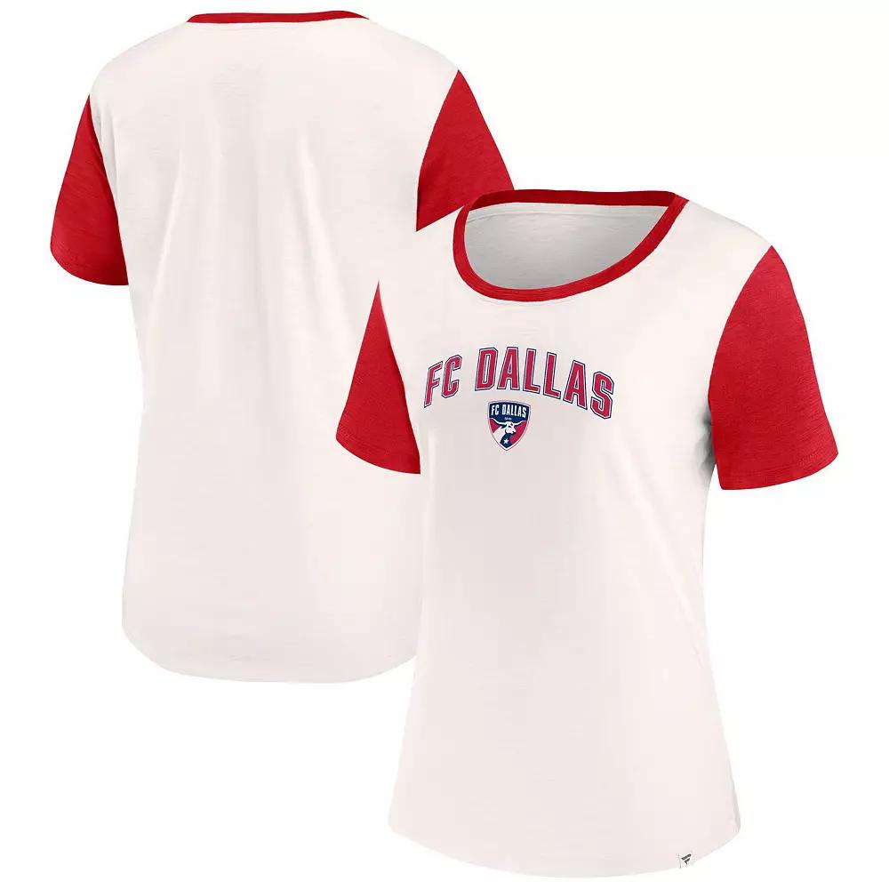 Women's Fanatics Branded Cream FC Dallas Volley T-Shirt, Size: Small, Fcd Beige Product Image