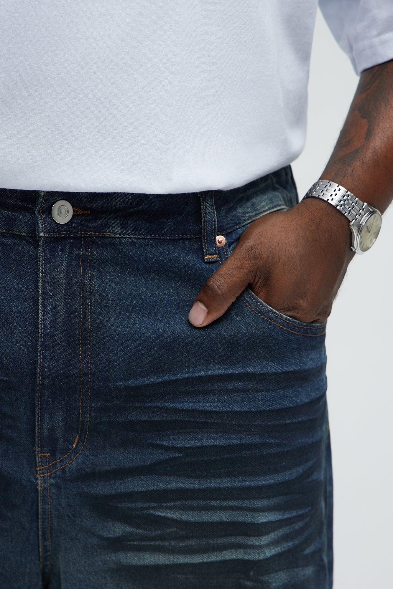 About My Baggy Jeans - Dark Wash Male Product Image