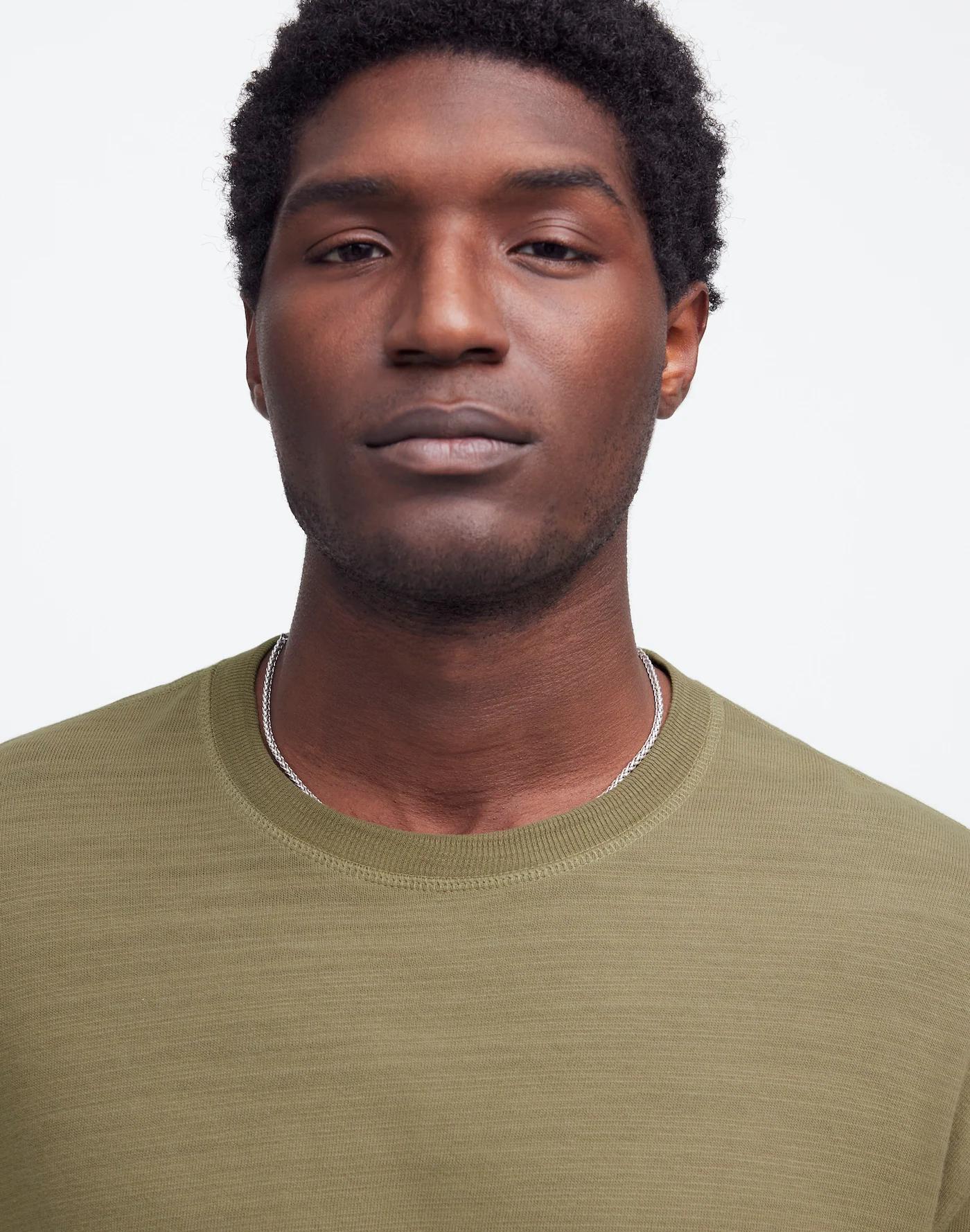 Heavyweight Slub Cotton Long-Sleeve Tee Product Image