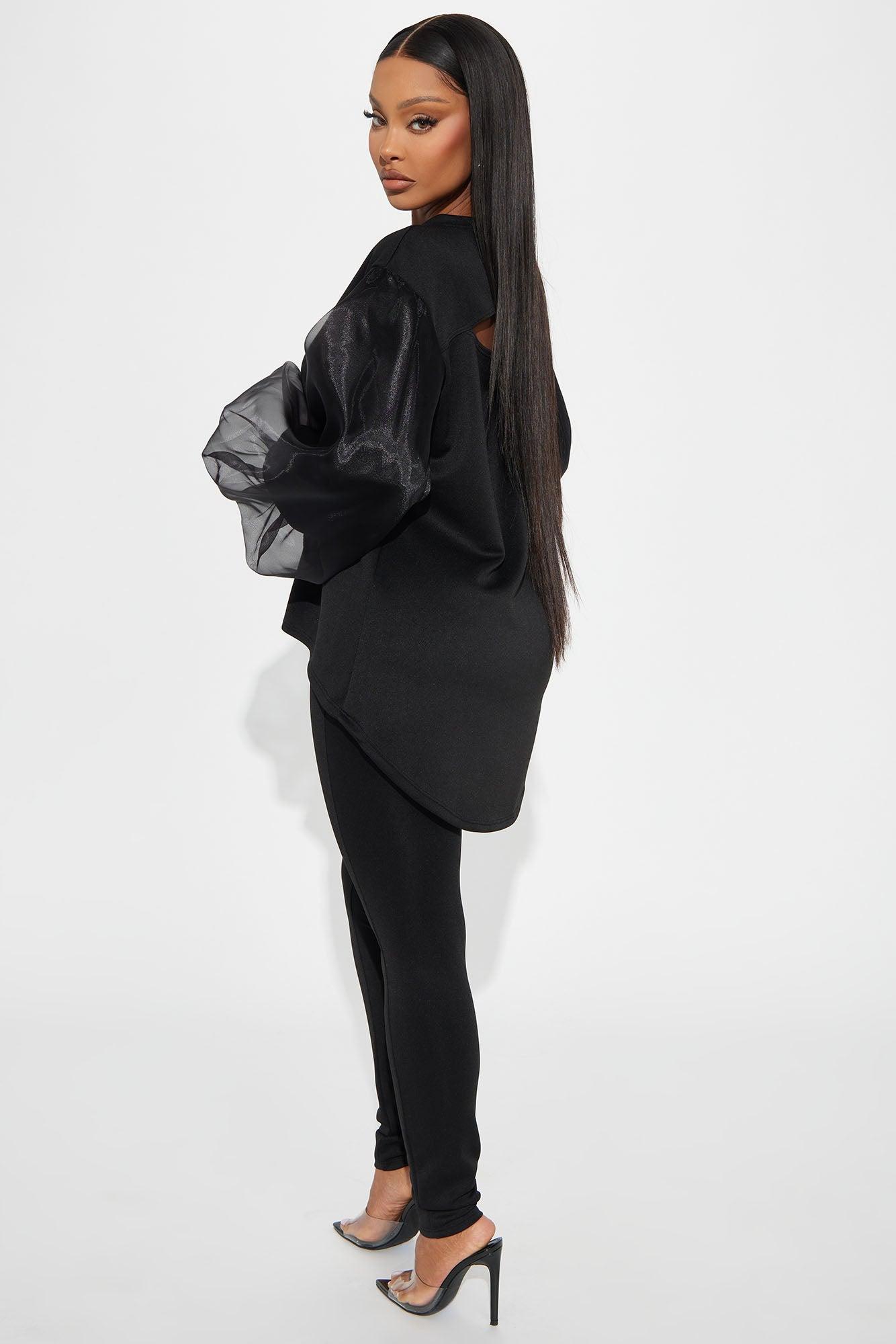 Farrah Pant Set - Black Product Image