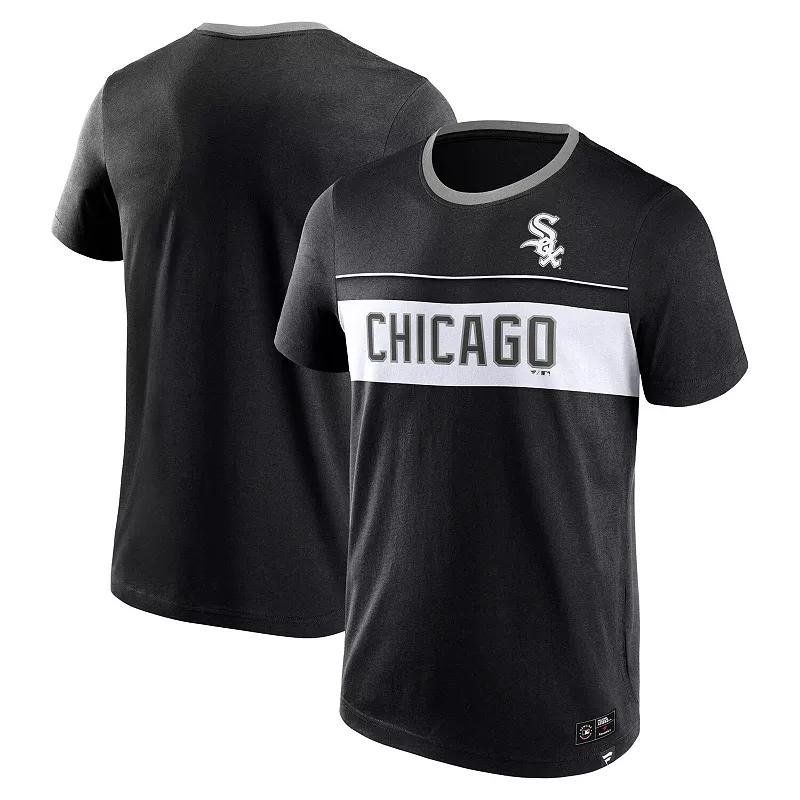 Men's Fanatics Branded Black Chicago White Sox Claim The Win T-Shirt, Size: Small Product Image