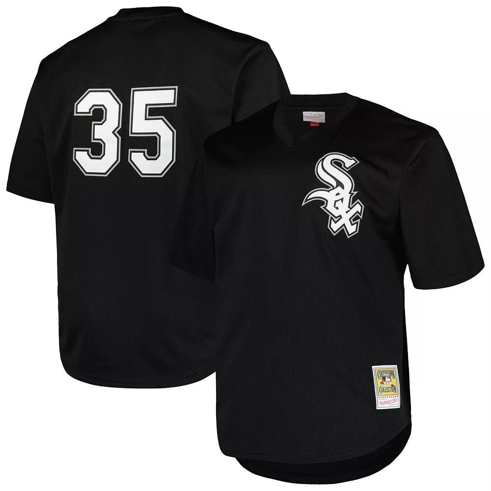 Men's Profile Frank Thomas Black Chicago White Sox Big & Tall Cooperstown Collection Mesh Batting Practice Jersey, Size: XLT Product Image