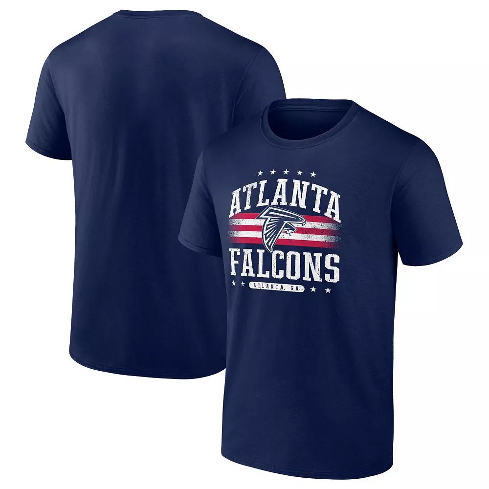Men's Fanatics Navy Atlanta Falcons Americana T-Shirt,  Product Image