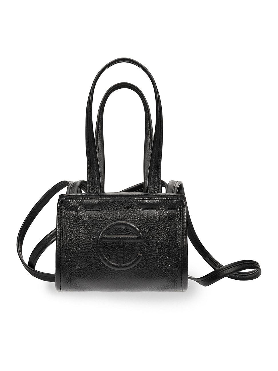 Mens Small Pebble Leather Carry Bag Product Image