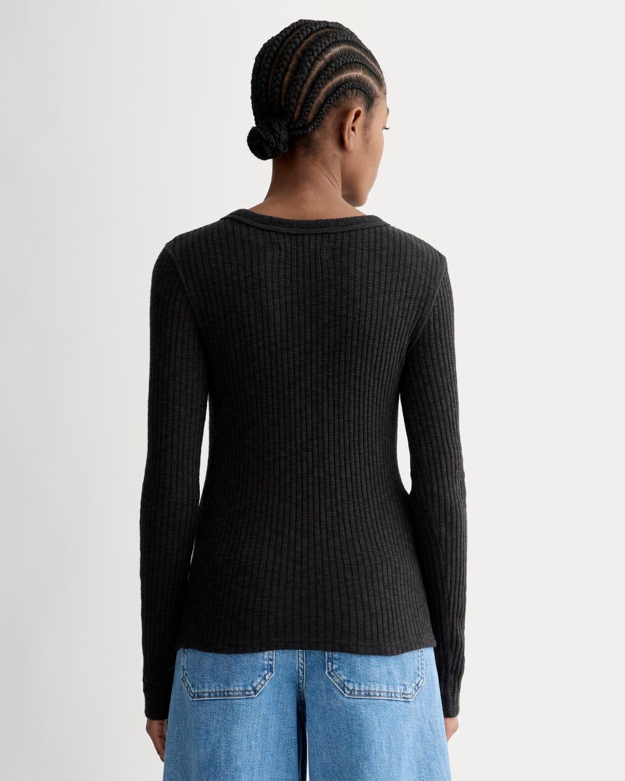 Womens Cozy Rib Long-Sleeve Tee Sweater by Everlane Product Image