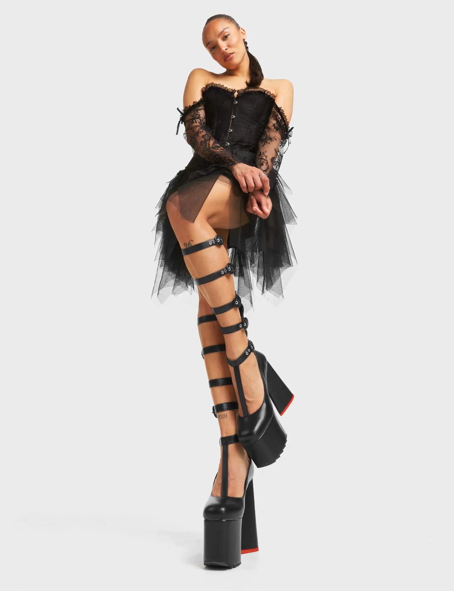 My Angel Platform Knee High Boots Product Image