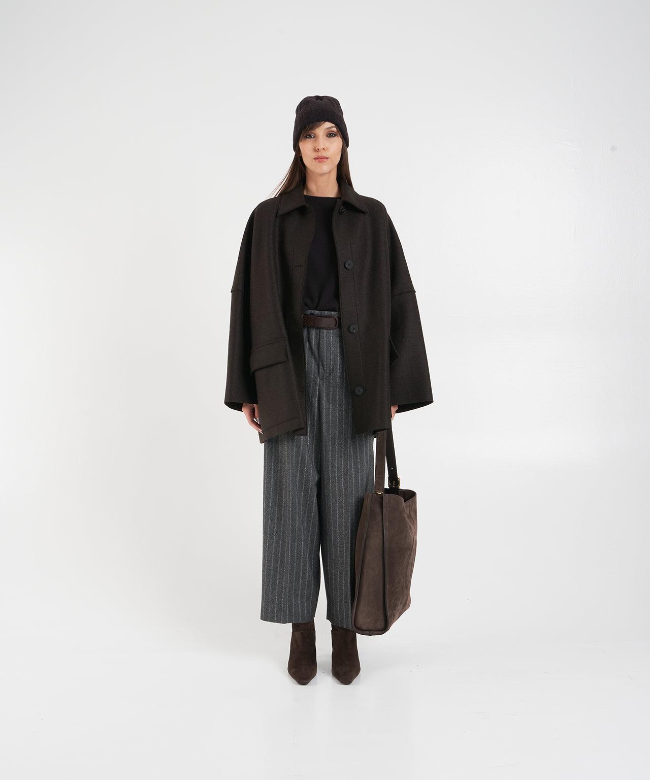 Virgin wool oversize jacket Product Image