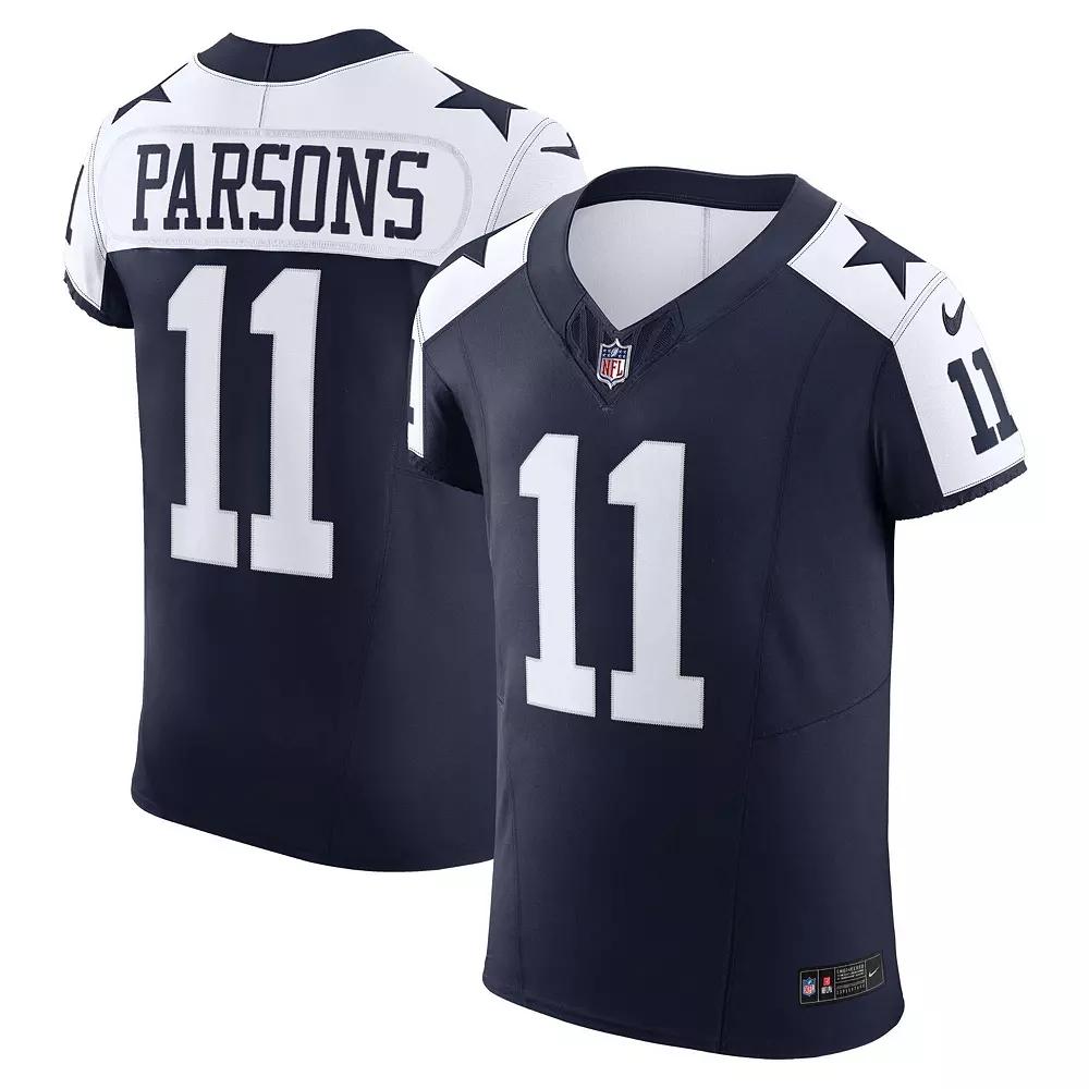 Men's Nike Micah Parsons Navy Dallas Cowboys Alternate Vapor F.U.S.E. Elite Jersey, Size: 40, Blue Product Image
