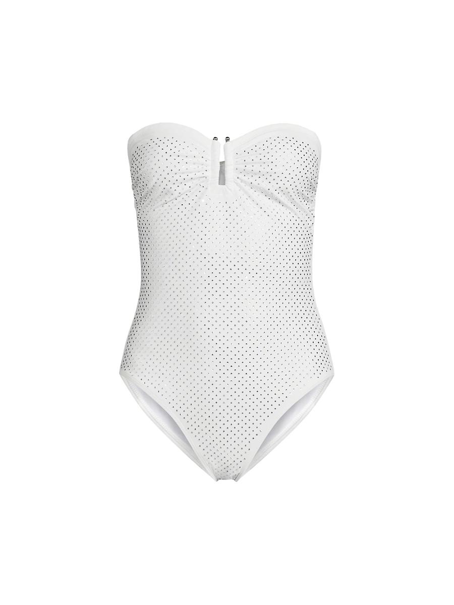 Womens Daphne Embellished One-Piece Swimsuit Product Image