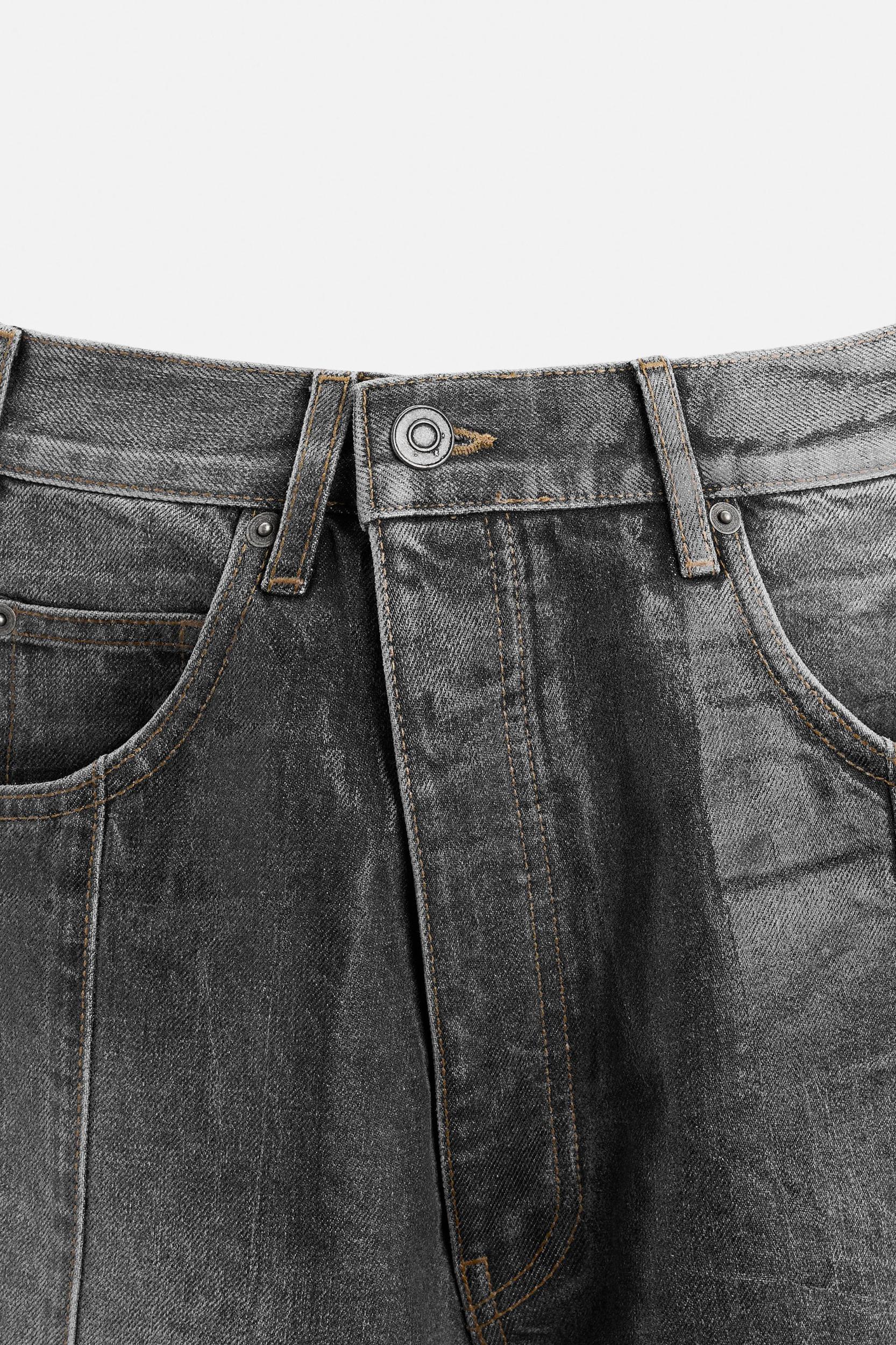 WAXED EFFECT JEANS LIMITED EDITION Product Image