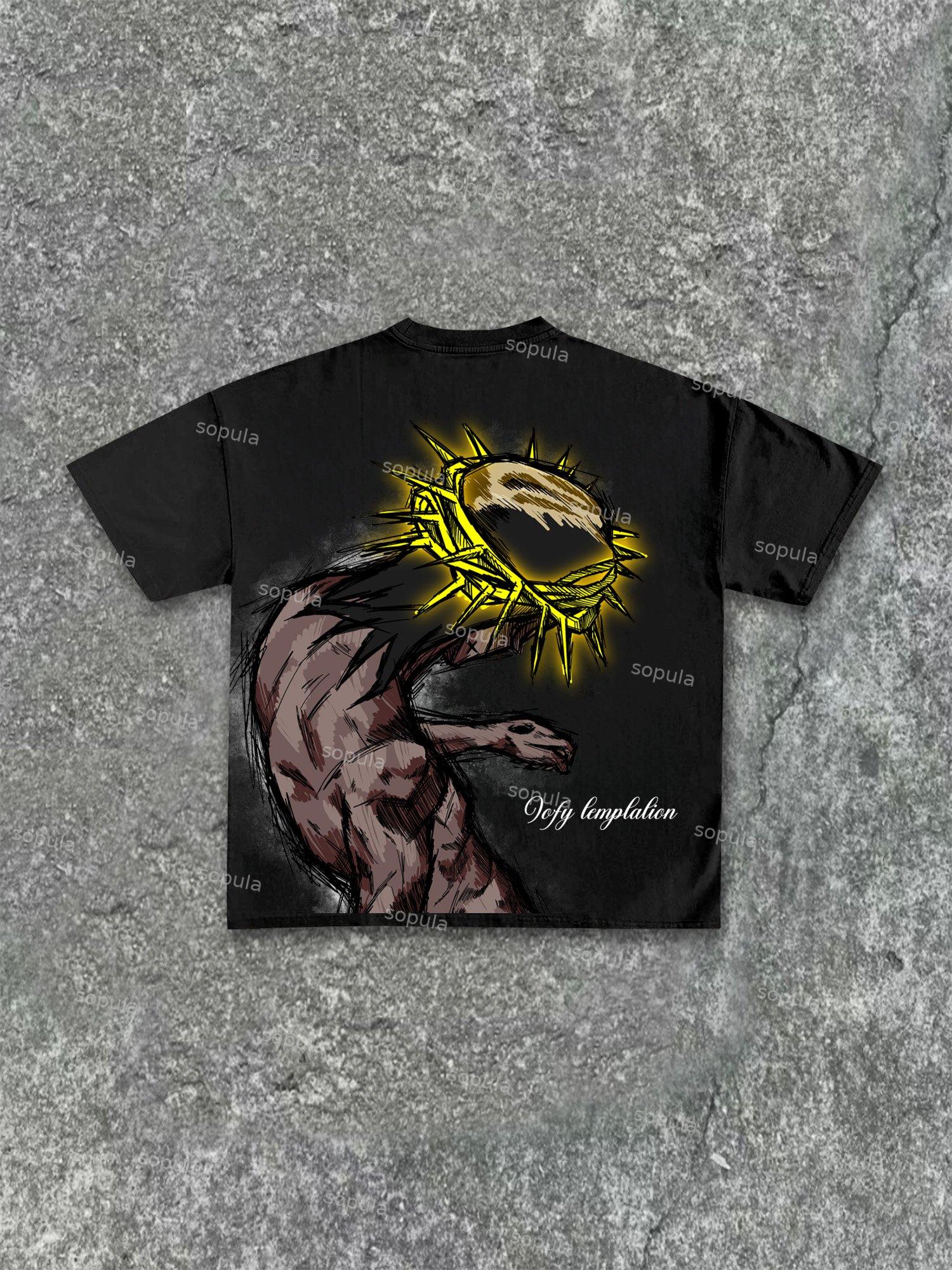 Jesus Is The Only Way Graphic Cotton T-shirt Product Image