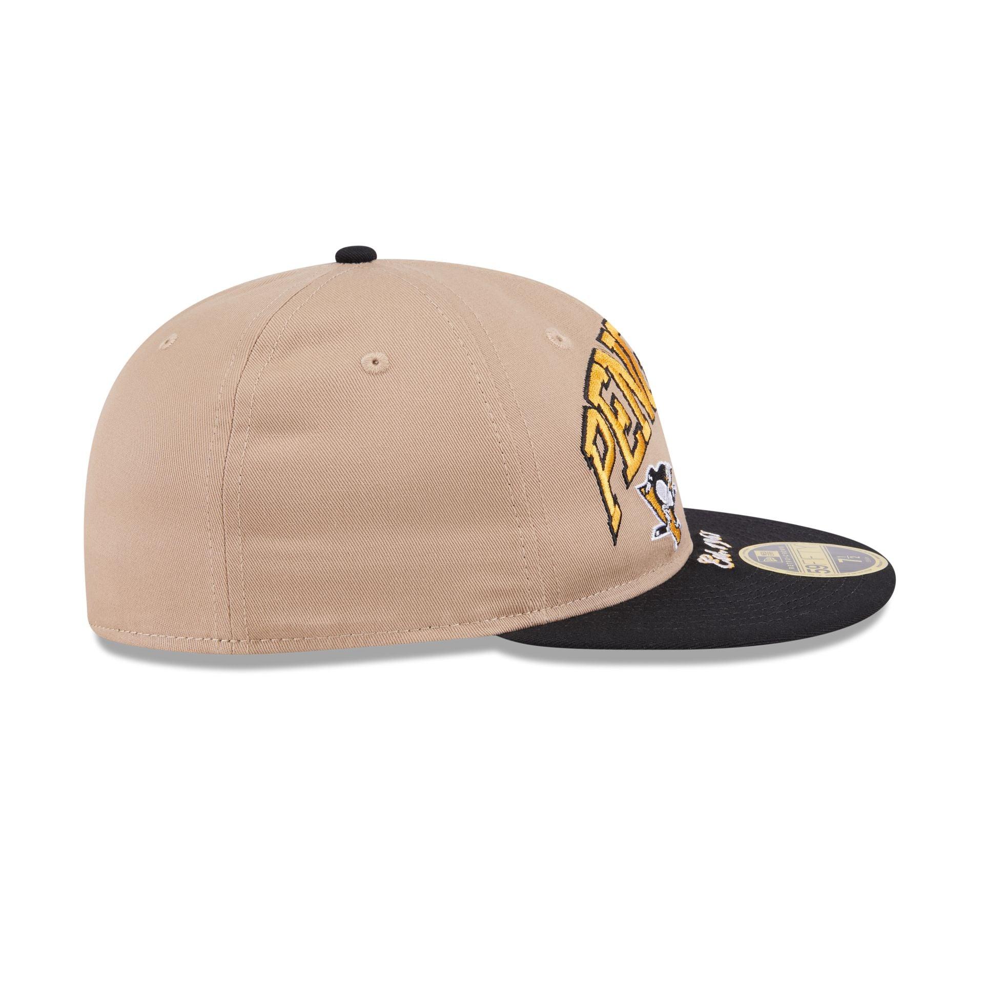Pittsburgh Penguins Camel Retro Crown 59FIFTY Fitted Hat Male Product Image