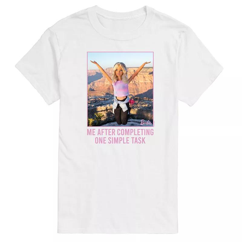 Big & Tall Barbie® One Simple Task Graphic Tee, Men's,  Product Image