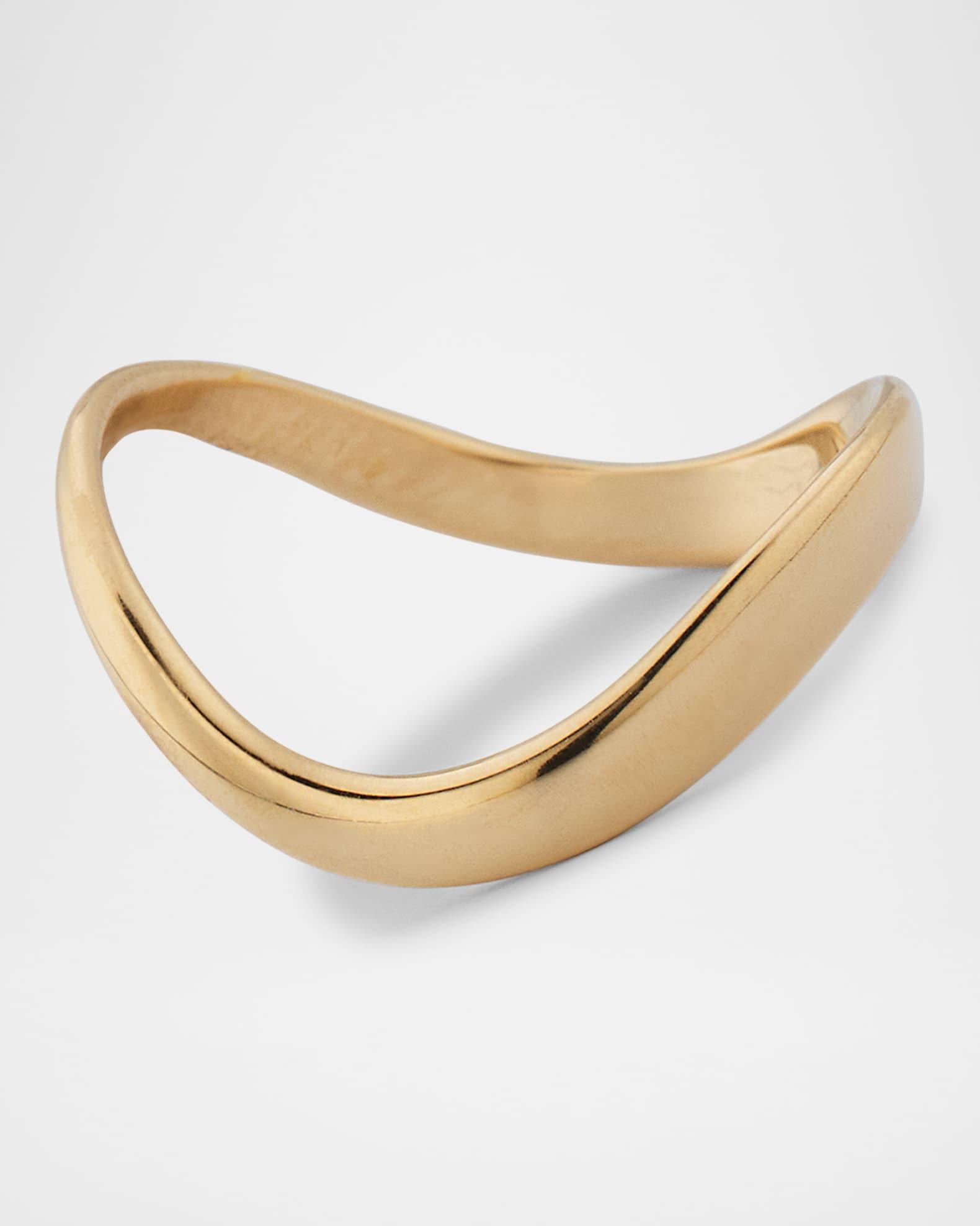 Skinny Curved Bubble Ring Product Image