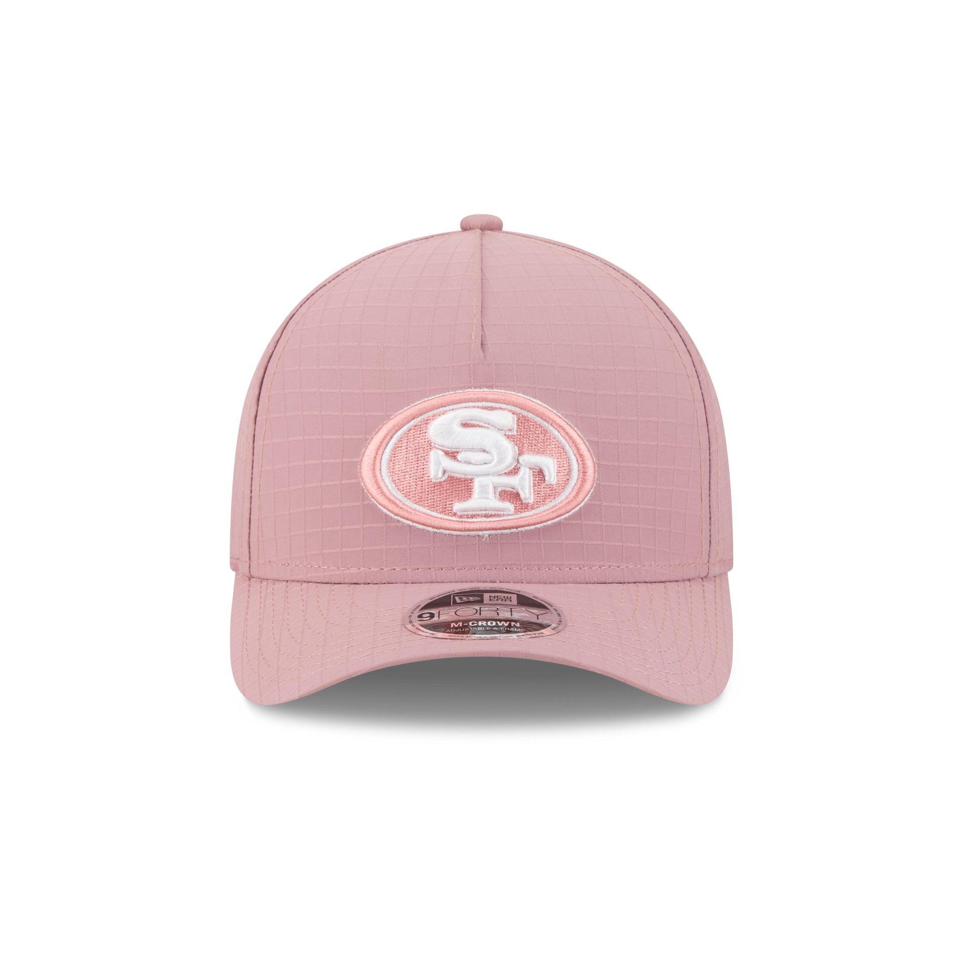 San Francisco 49ers Pink Ripstop 9FORTY M-Crown A-Frame Snapback Hat Male Product Image
