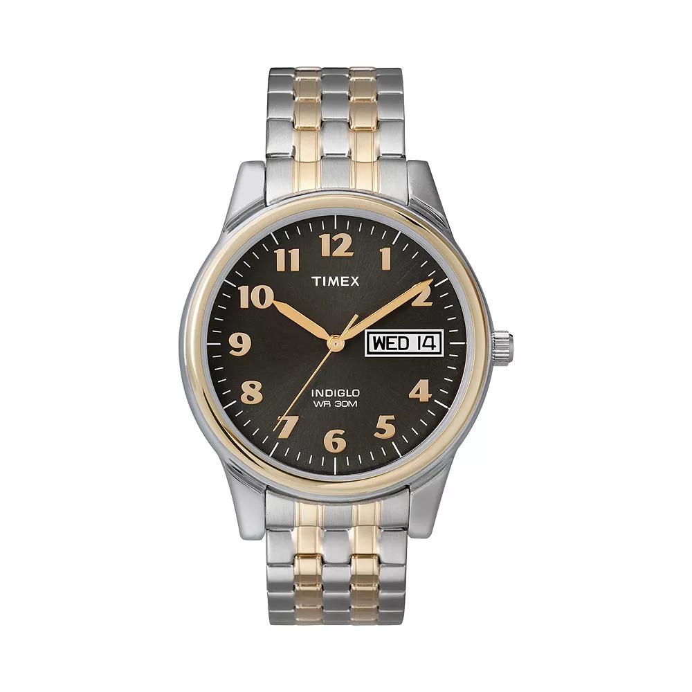 Timex® Men's Two Tone Expansion Watch - T26481, Size: Medium Product Image