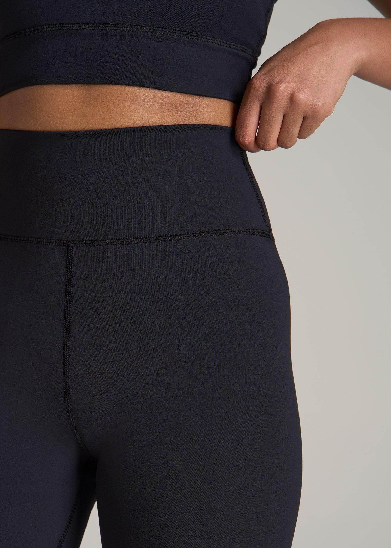 Balance Bike Shorts for Tall Women in Black Female Product Image