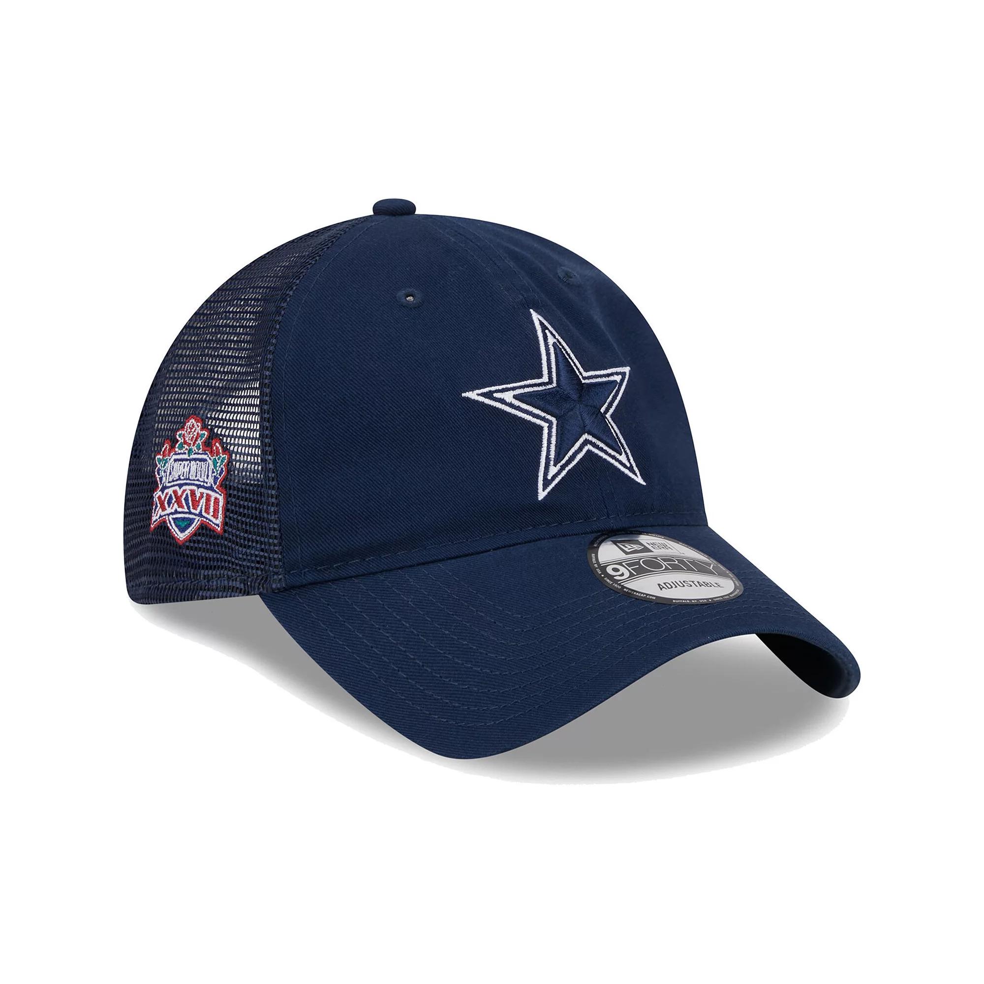 Men's New Era Navy Dallas Cowboys Distinct 9TWENTY Adjustable Hat, Blue Product Image