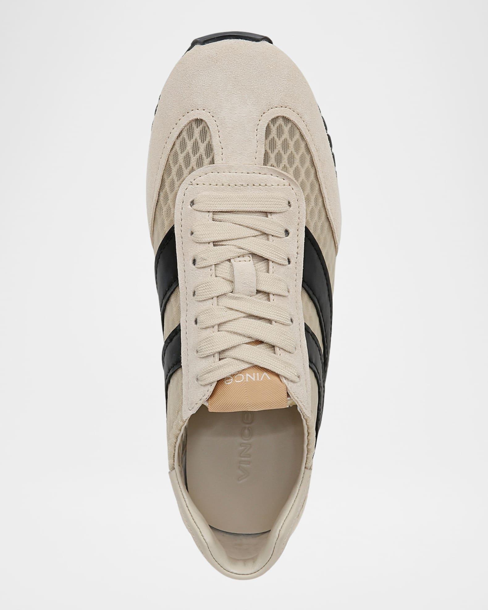 Oasis Net Leather Low-Top Sneakers Product Image