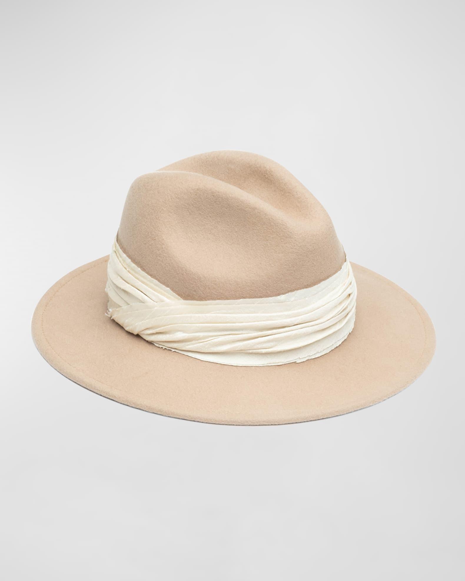 Bianca Wool Felt Fedora Hat Product Image