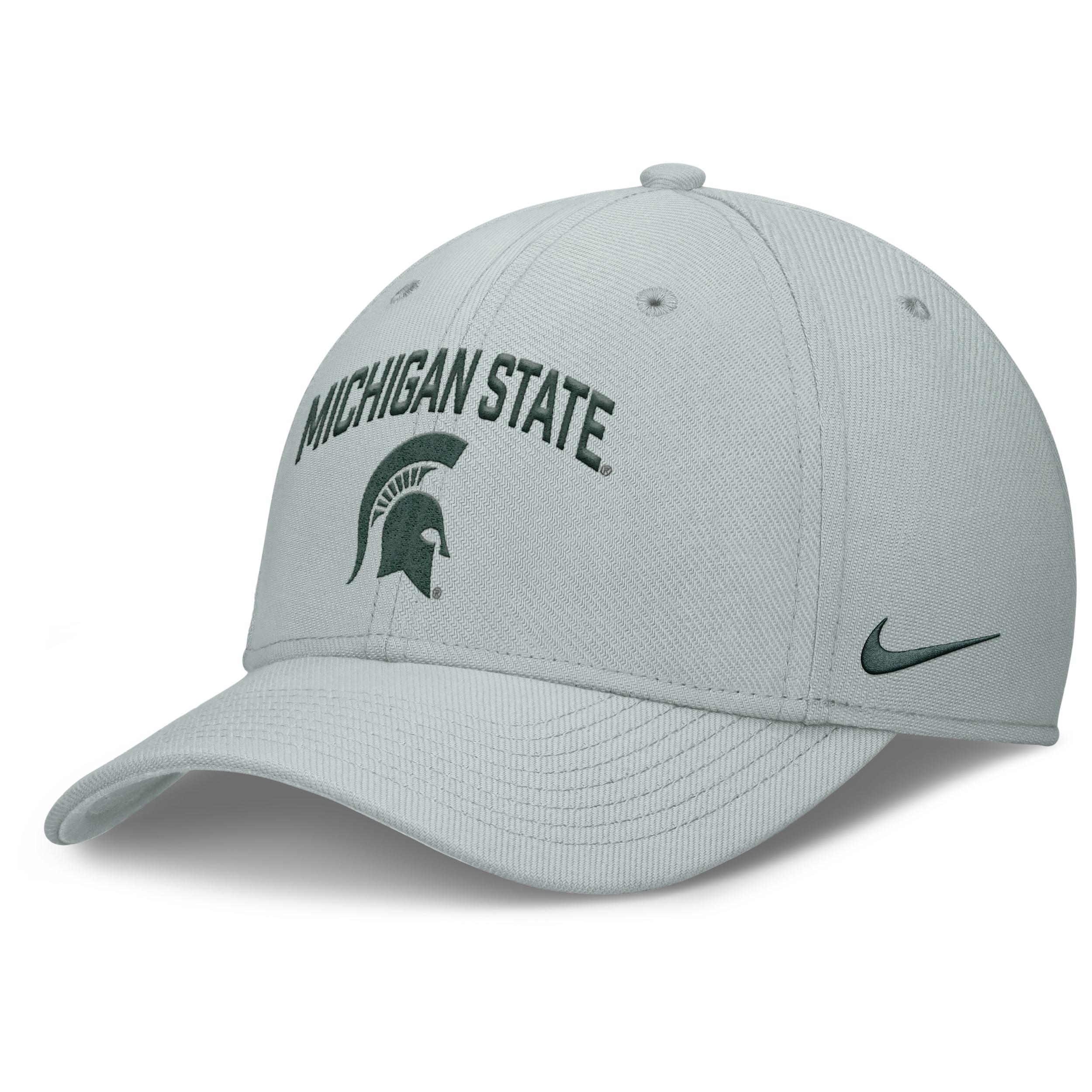 Michigan State On-Field Rise Swoosh Nike Men's Dri-FIT College Hat Product Image