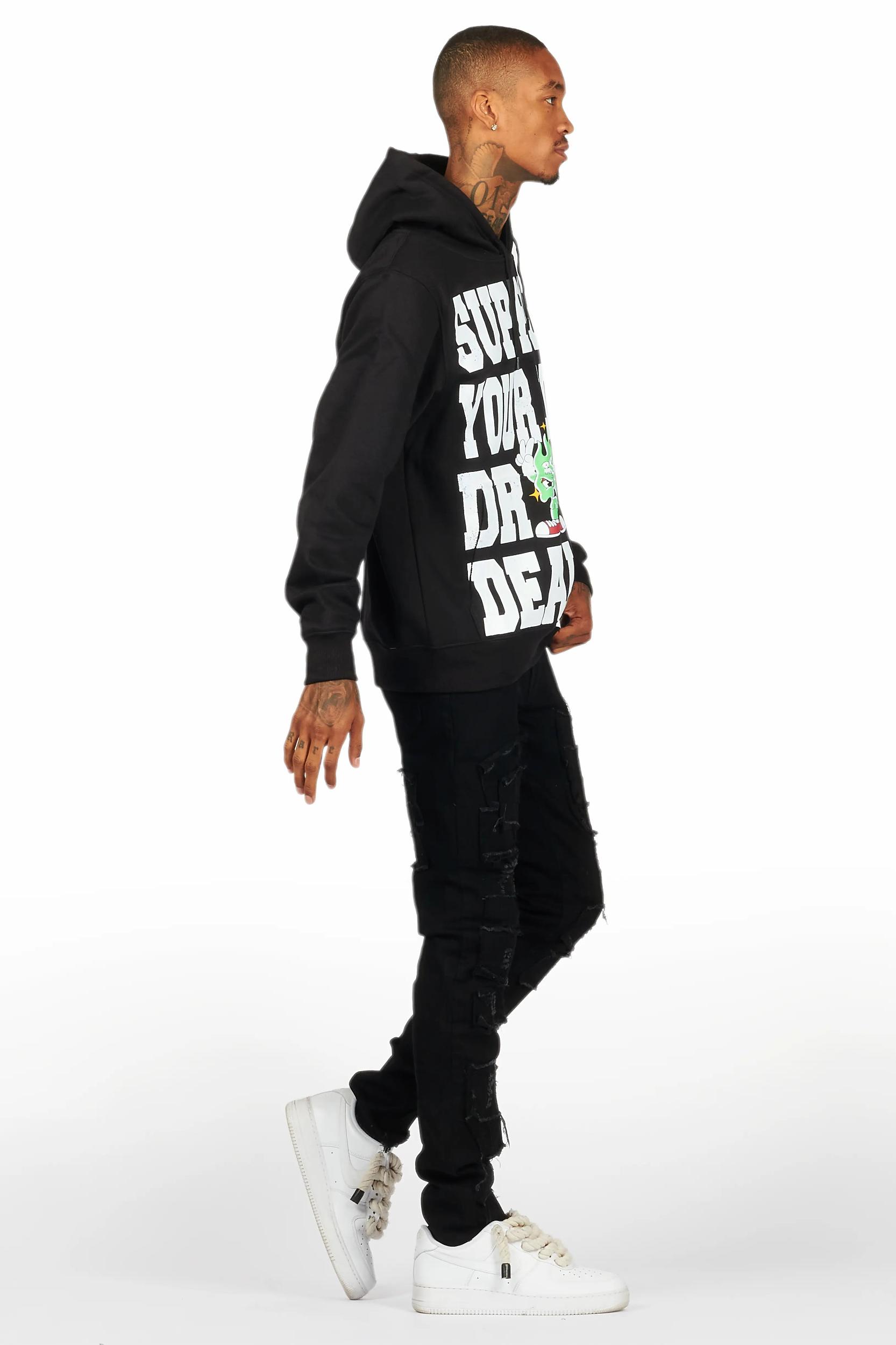 Tarl Black Hoodie & Camden Slim Fit Jean Bundle Male Product Image