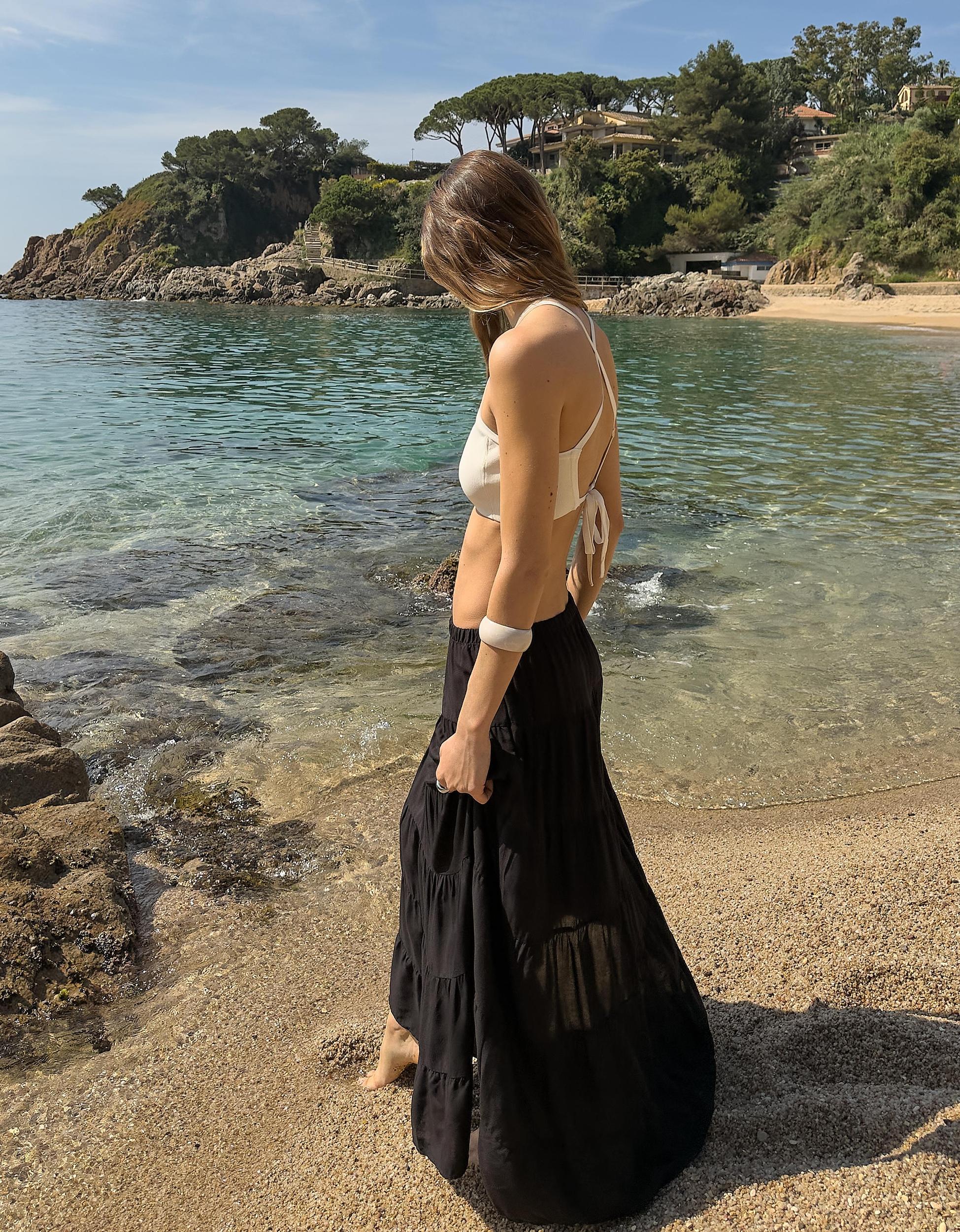 Rustic midi skirt Product Image