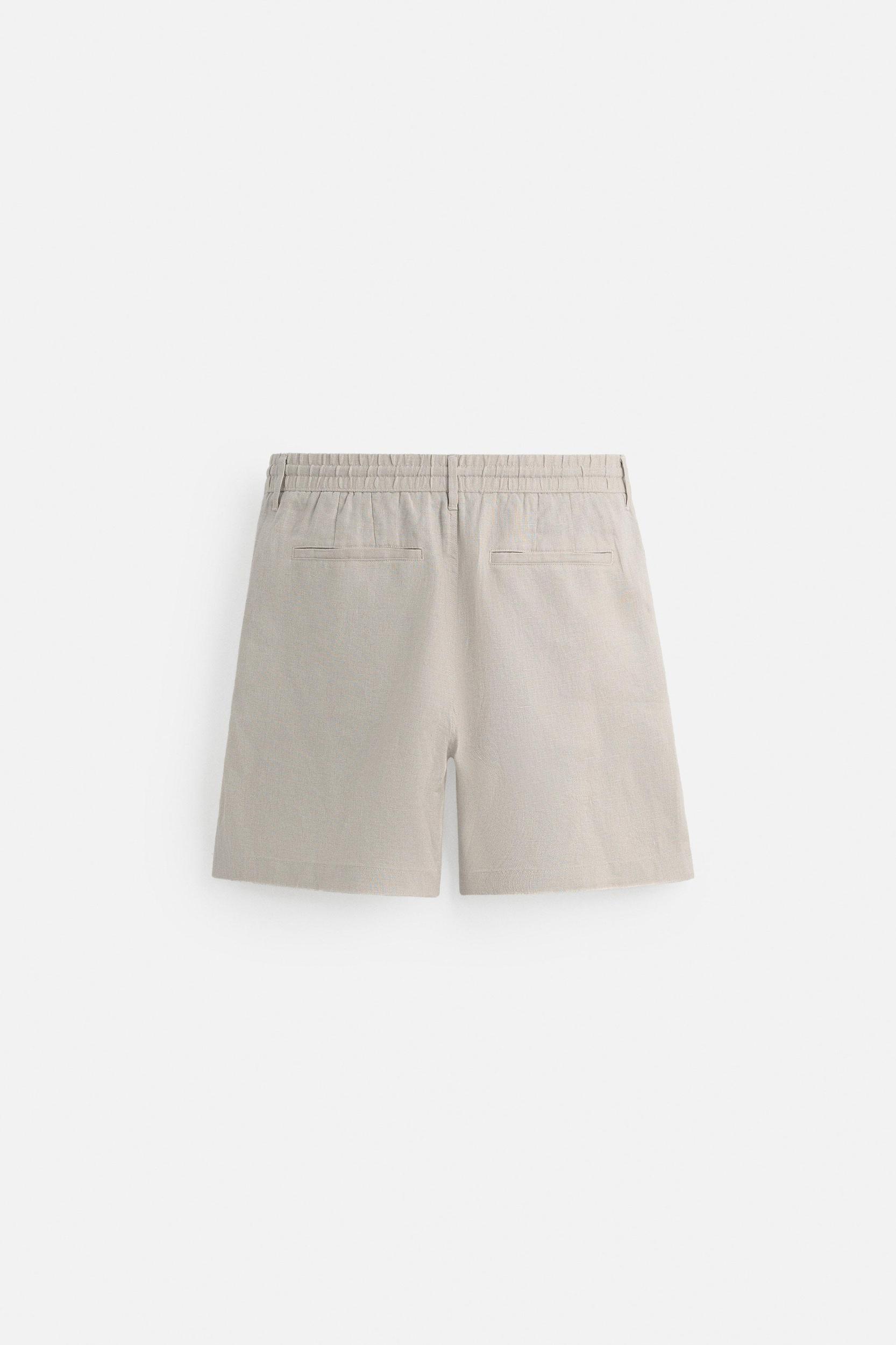 100% LINEN SHORTS Product Image