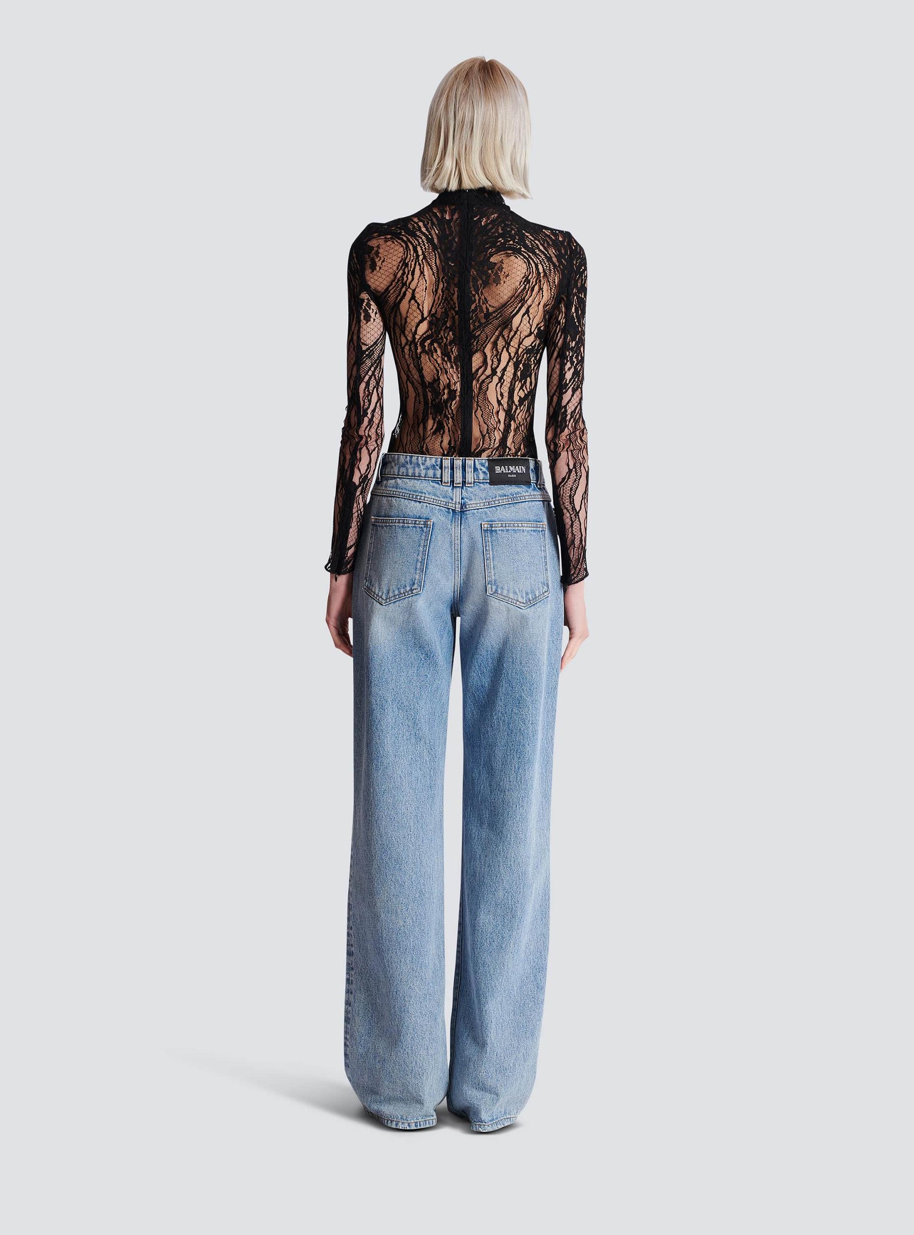 Long-sleeved lace body Product Image