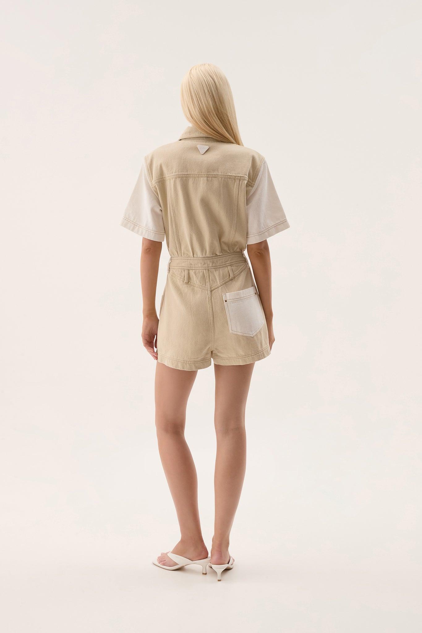 Sadie Denim Playsuit Product Image