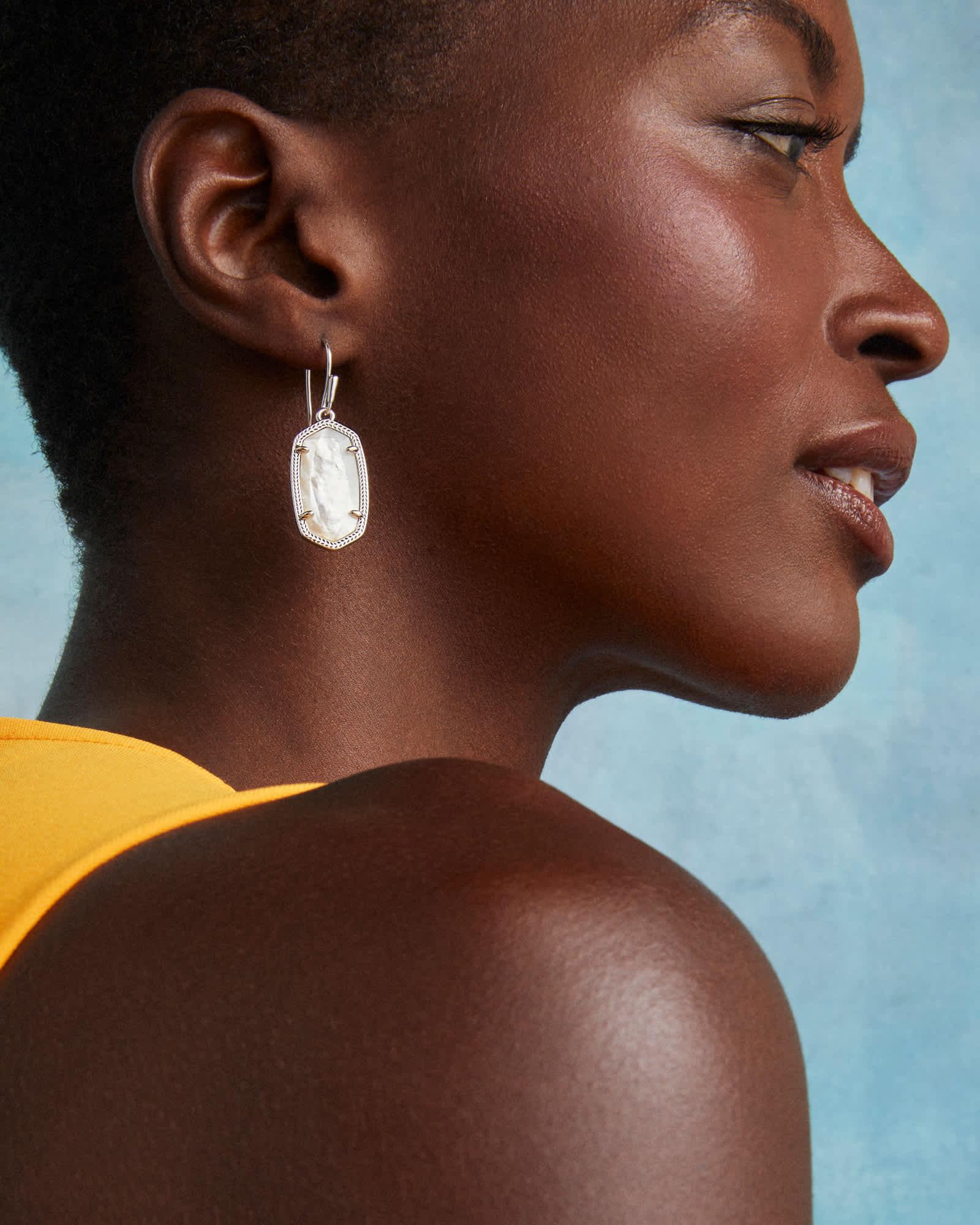 Dani Silver Drop Earrings Product Image