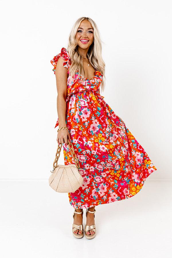 Tell Me I'm Dreaming Floral Midi Product Image
