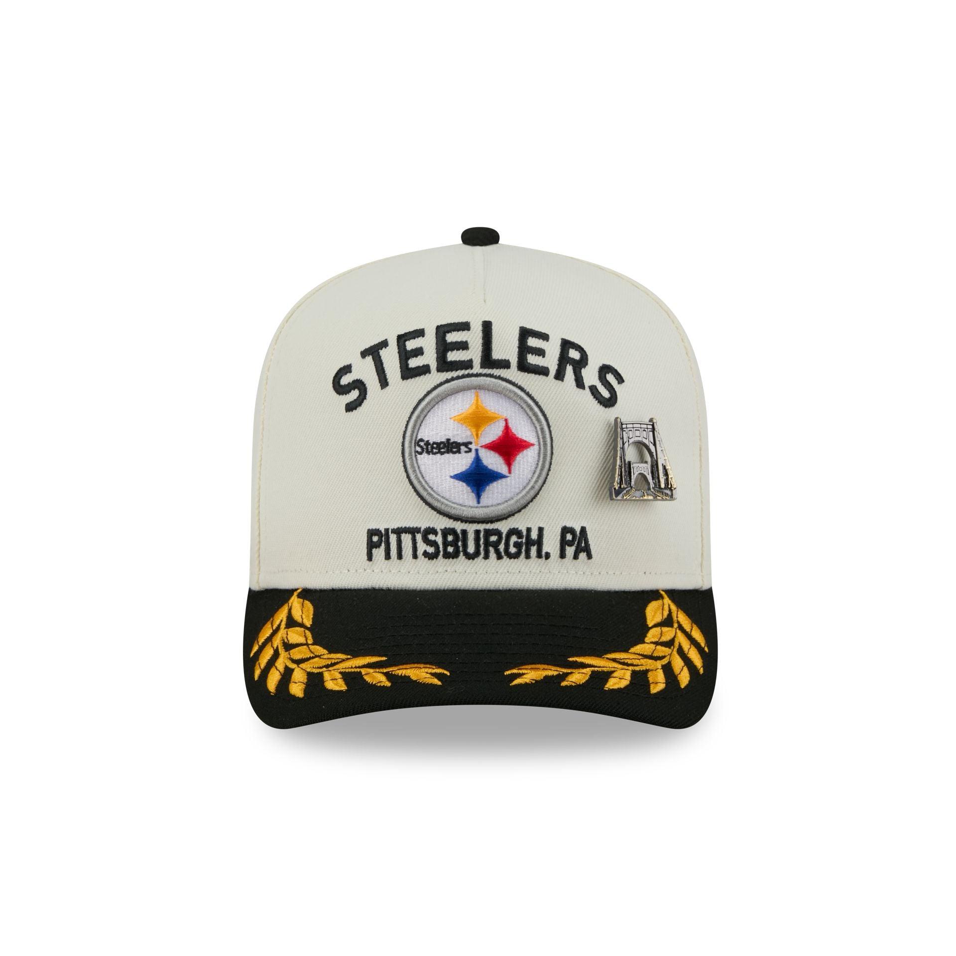 Pittsburgh Steelers 2025 Draft Black 59FIFTY A-Frame Fitted Hat Male Product Image