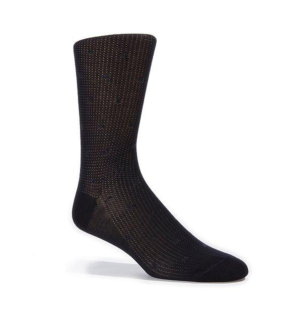 Cremieux Wool Blend Flat Knit Crew Dress Socks Product Image