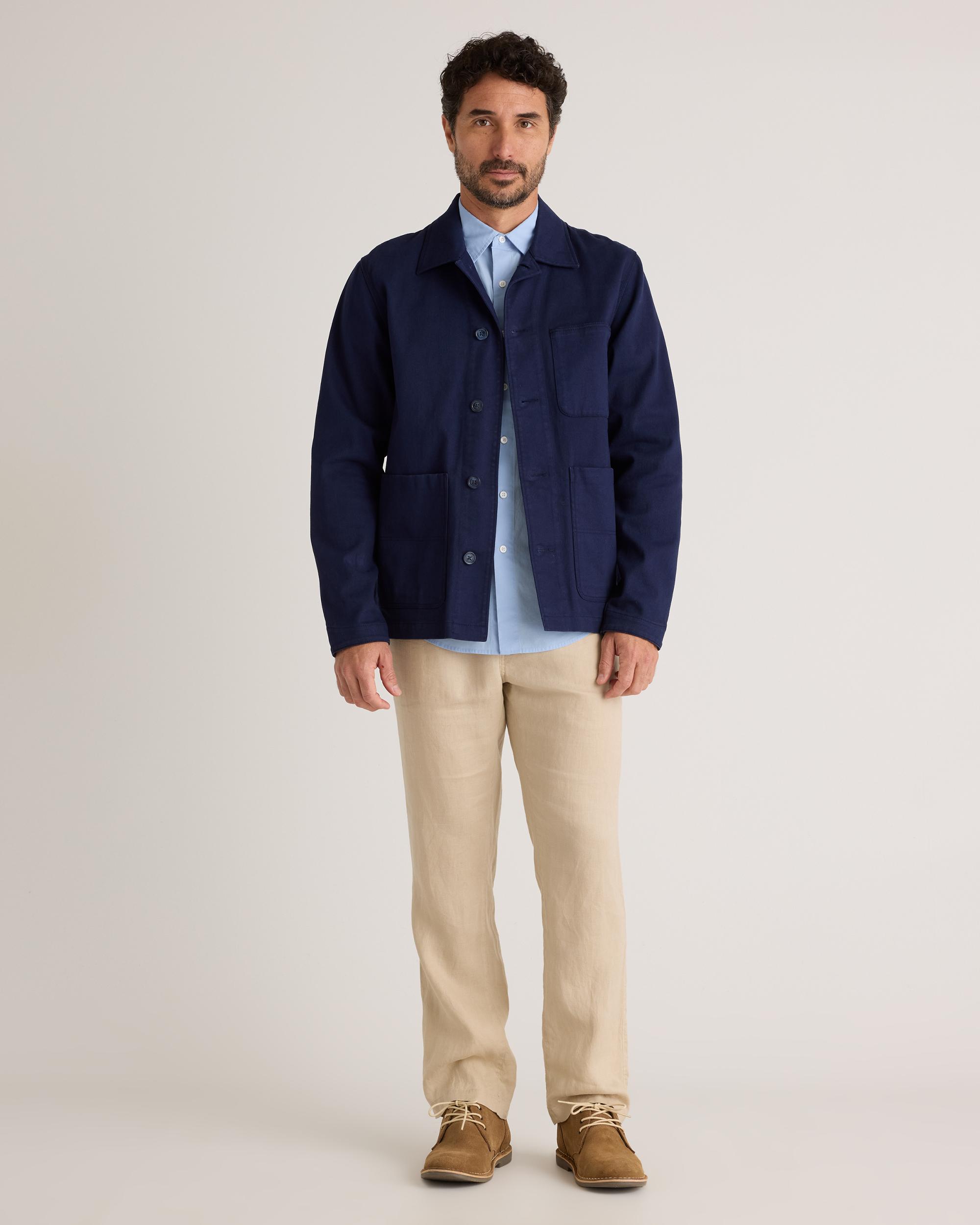 Quince | Men's Stretch Poplin Short Sleeve Shirt Size XL, Organic Cotton Product Image