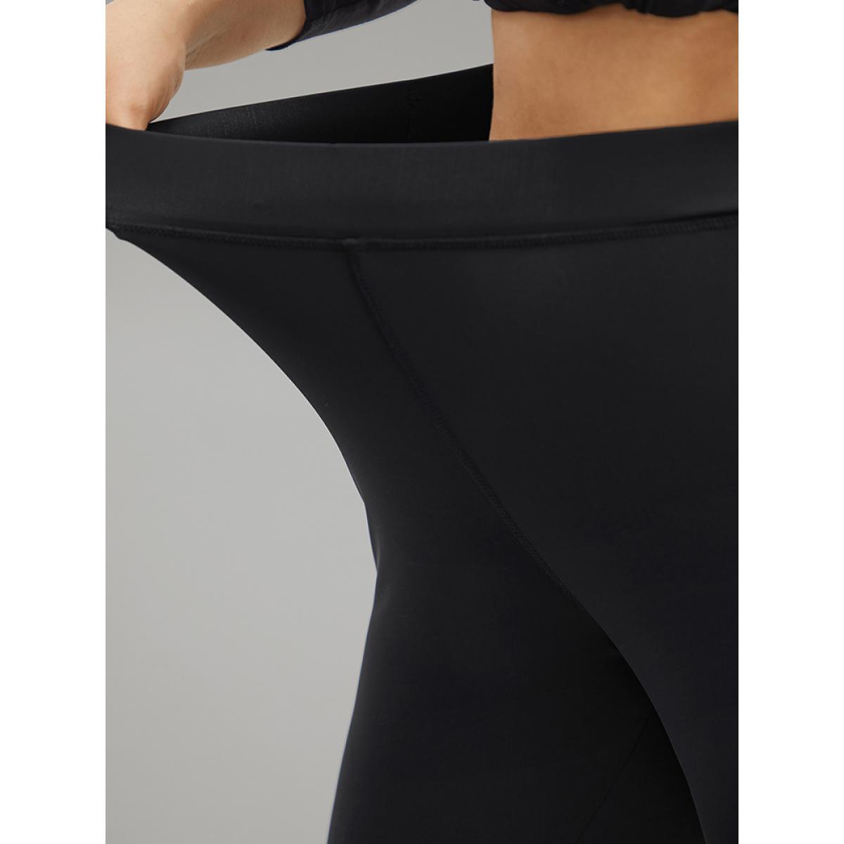 Plus Size Snowflake Glitter High Rise Skinny Leggings Women Black Party High stretch Skinny High Rise Going out Leggings BloomChic 26/4X Product Image