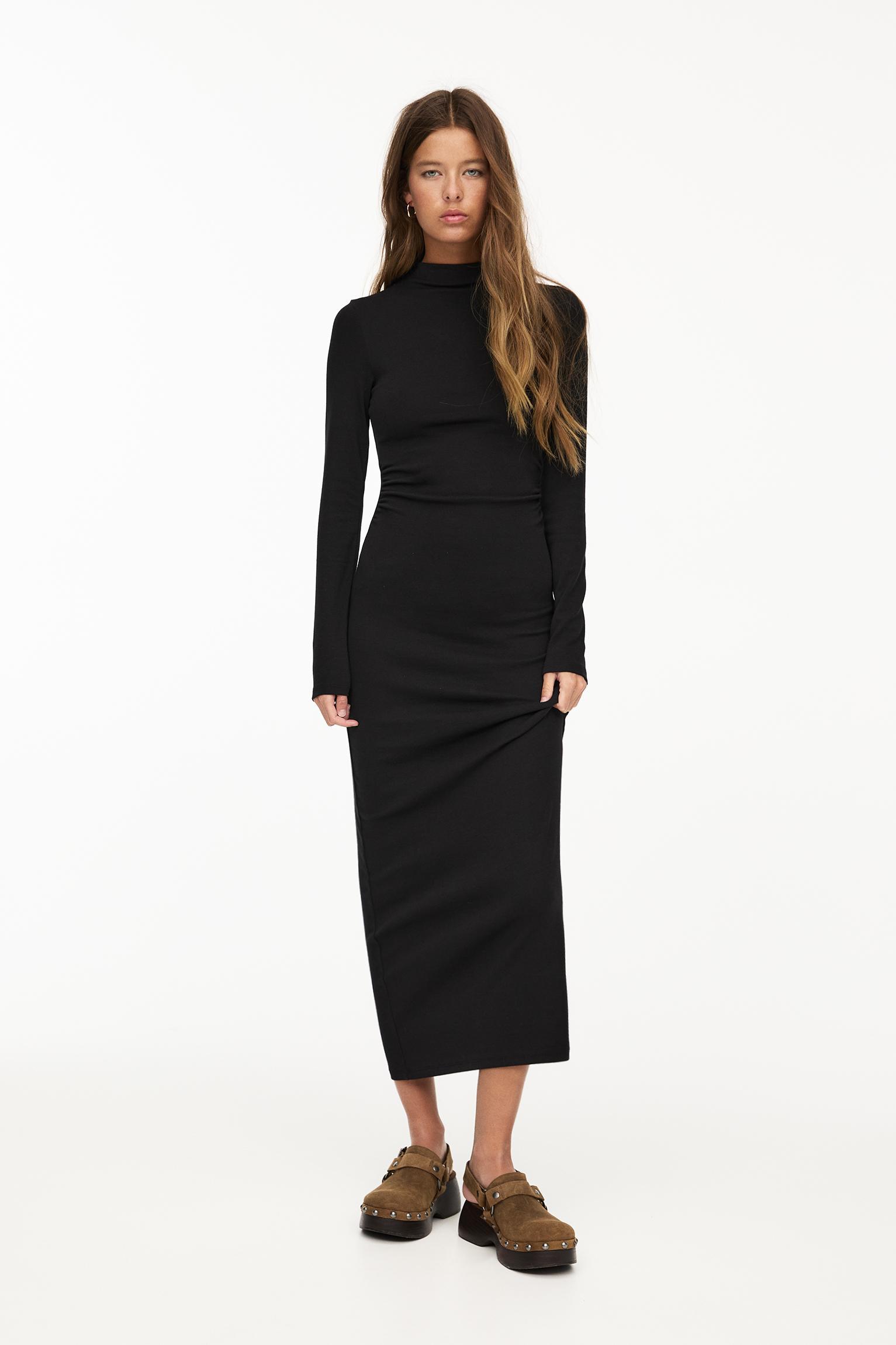 Long sleeve midi dress Product Image