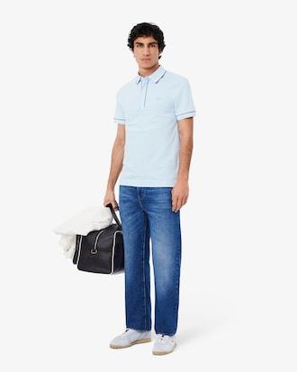 Men's Regular Fit Paris Stretch Piqué Polo Product Image