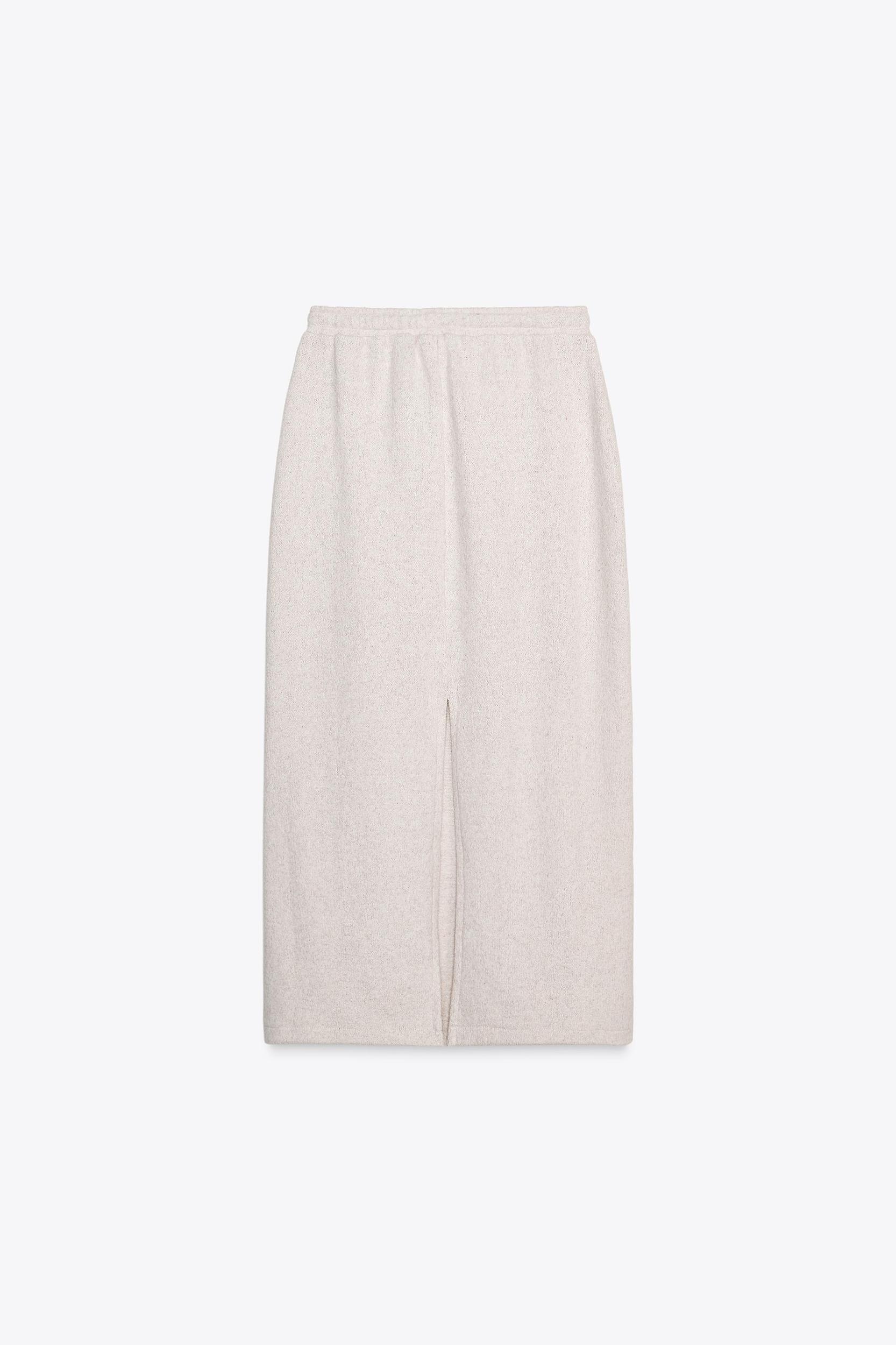 SOFT RUSTIC MIDI SKIRT Product Image