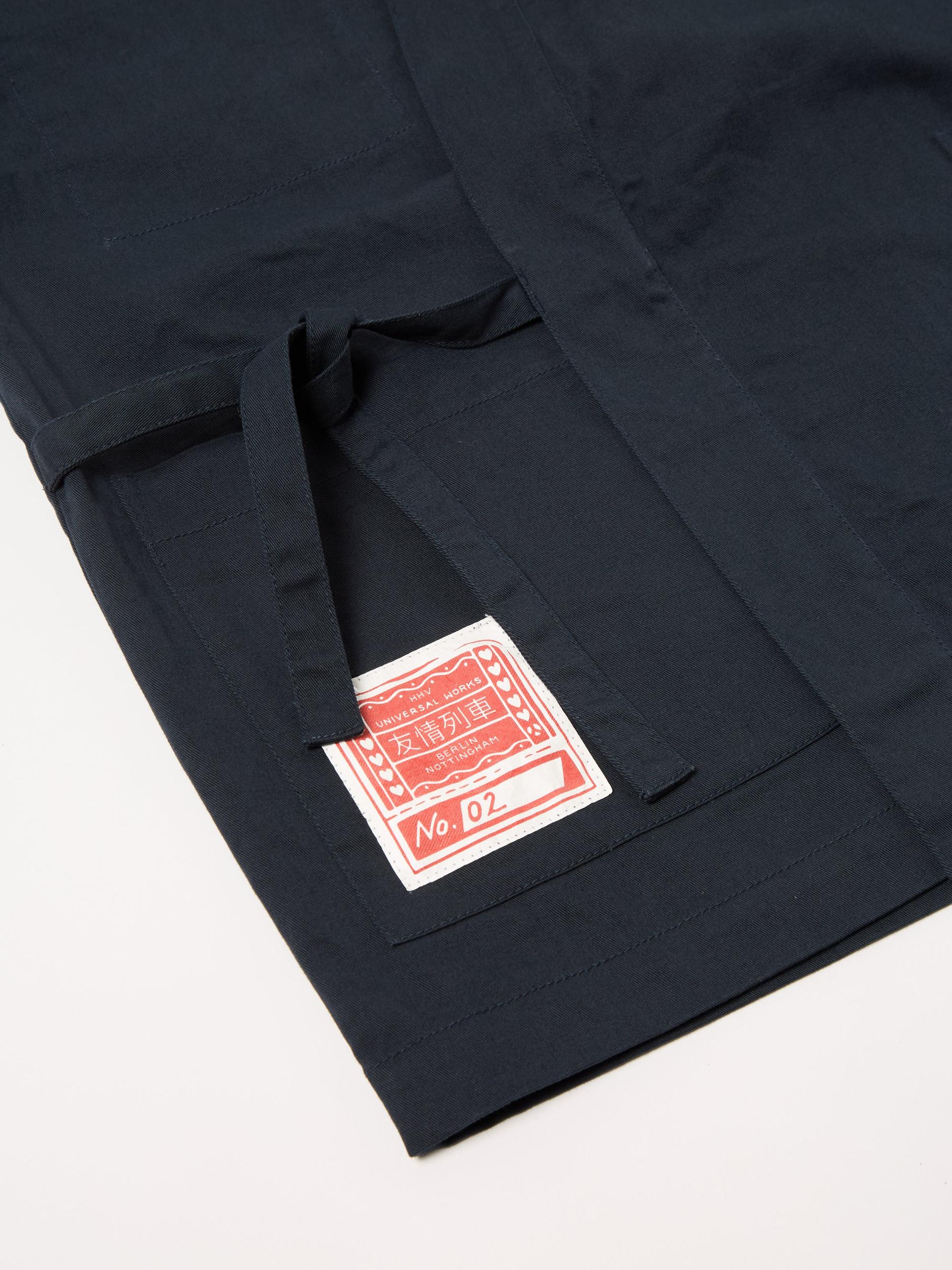 HHV x Universal Works Navy Twill Kyoto Work Shirt Product Image