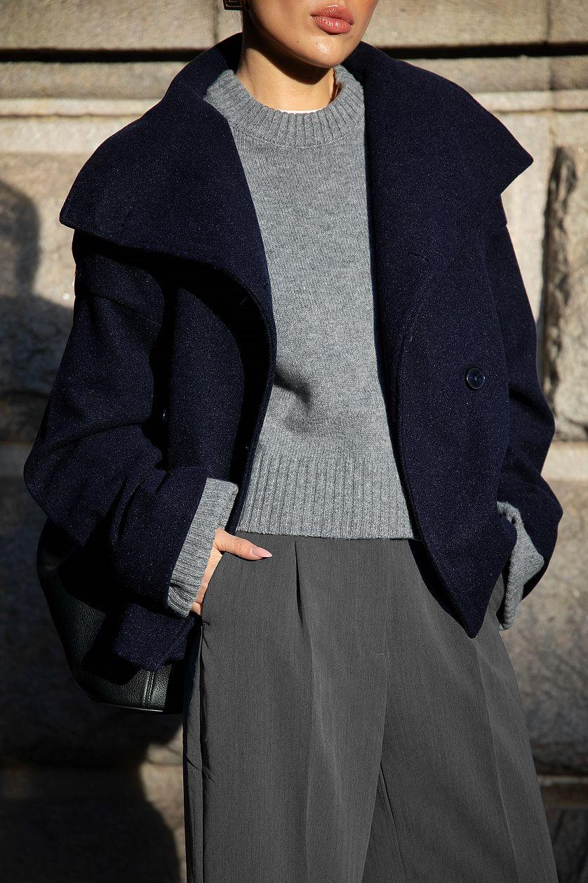 Double Breasted Short Coat Product Image