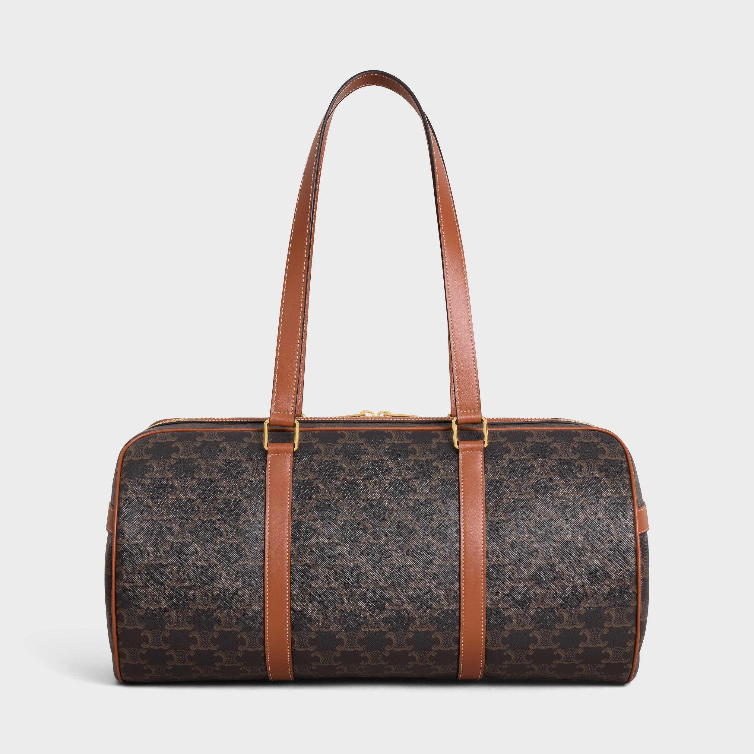 GYM BAG in TRIOMPHE CANVAS & CALFSKIN Product Image