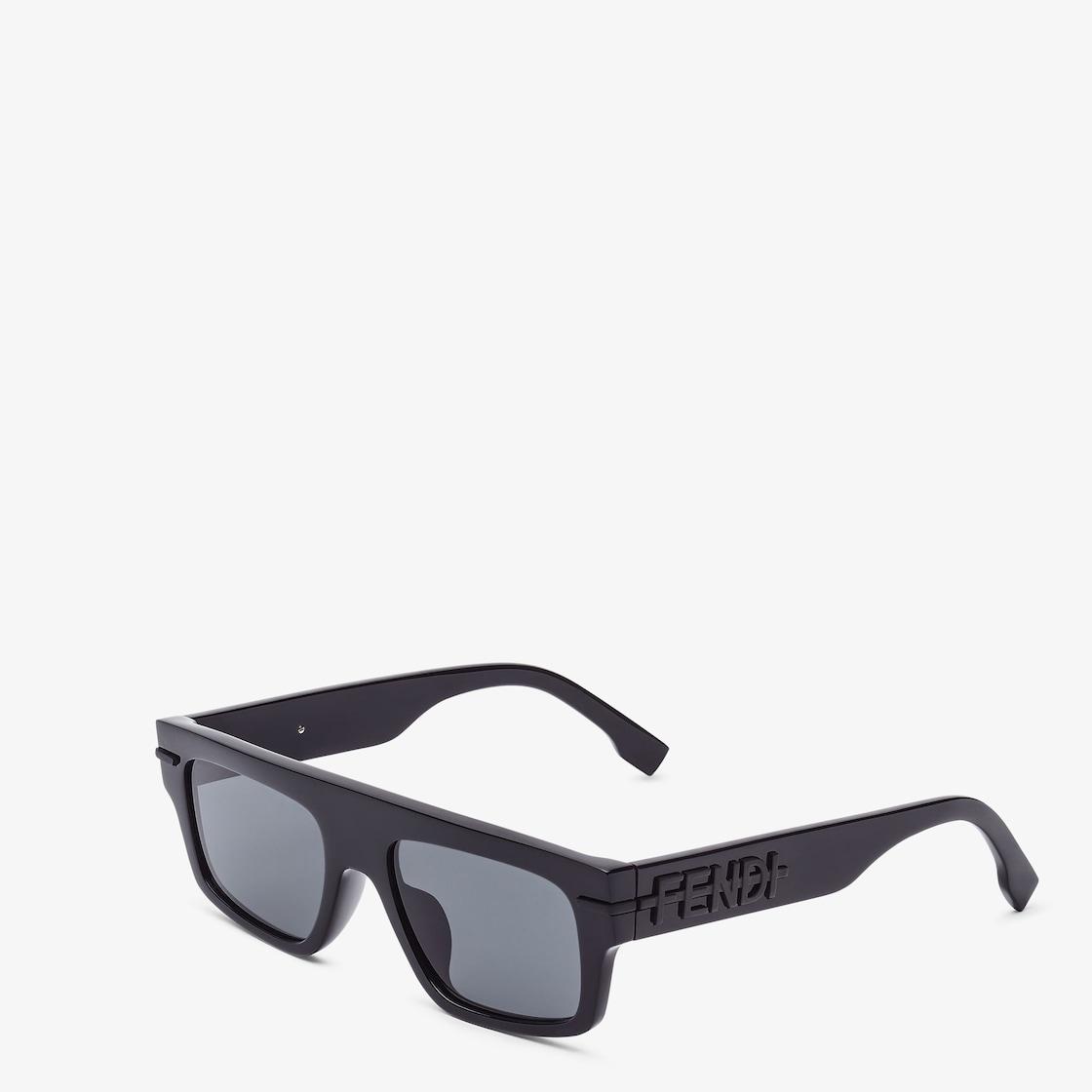 FendigraphyBlack acetate sunglasses Product Image