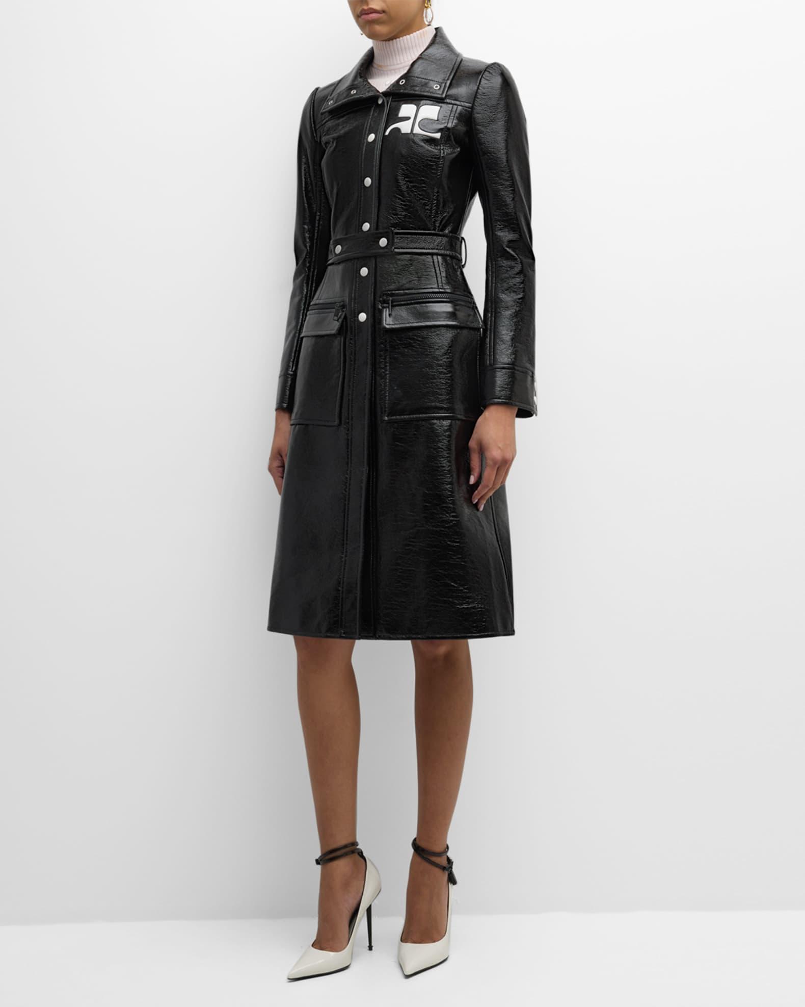 Reedition Vinyl Belted A-Line Trench Coat Product Image