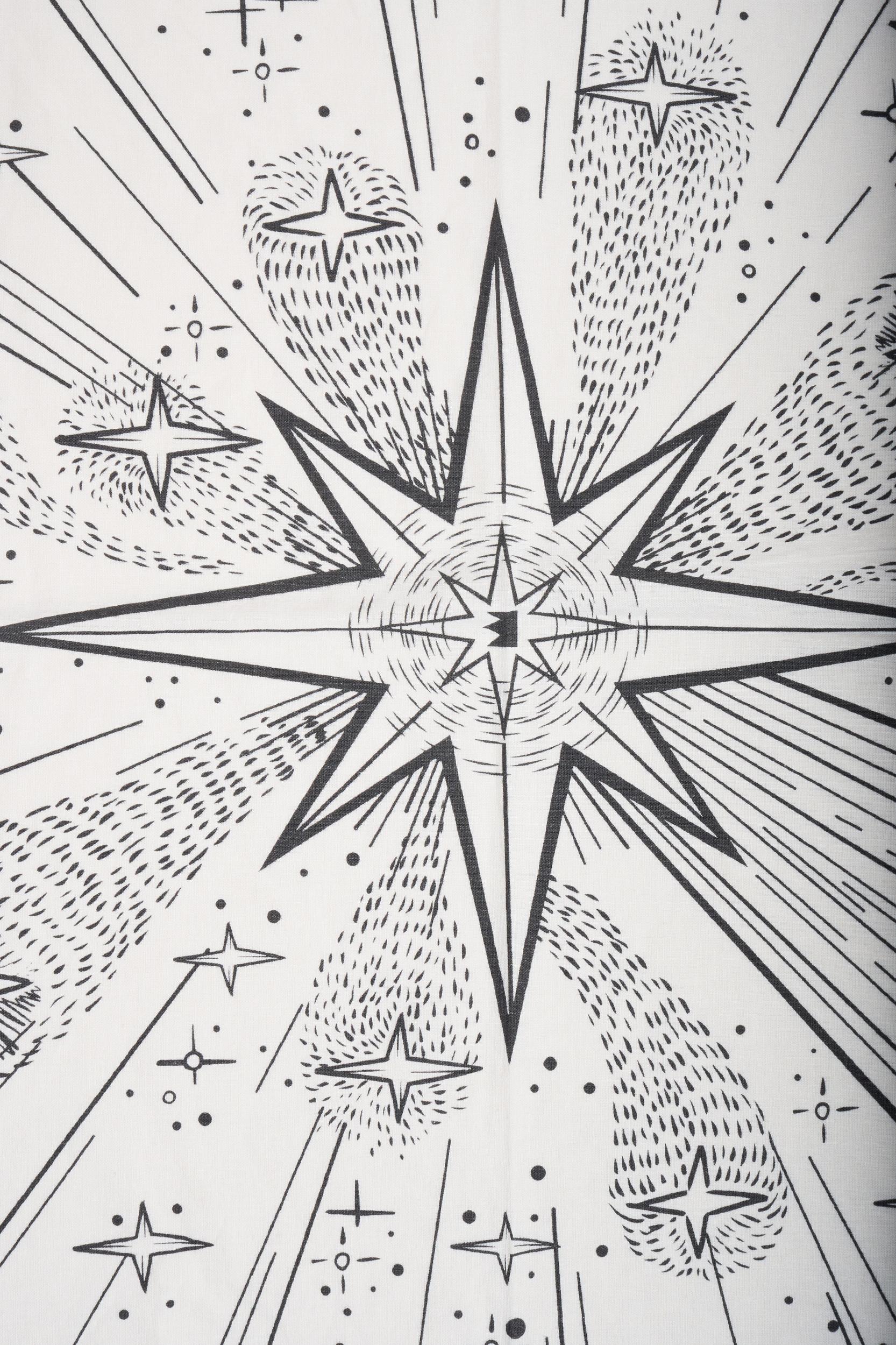 Linen foulard with print Product Image