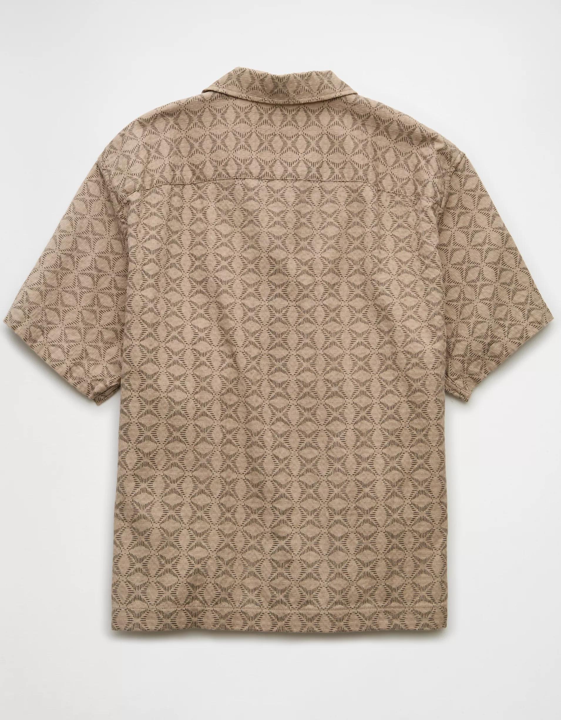 AE Poolside Printed Button-Up Shirt Product Image