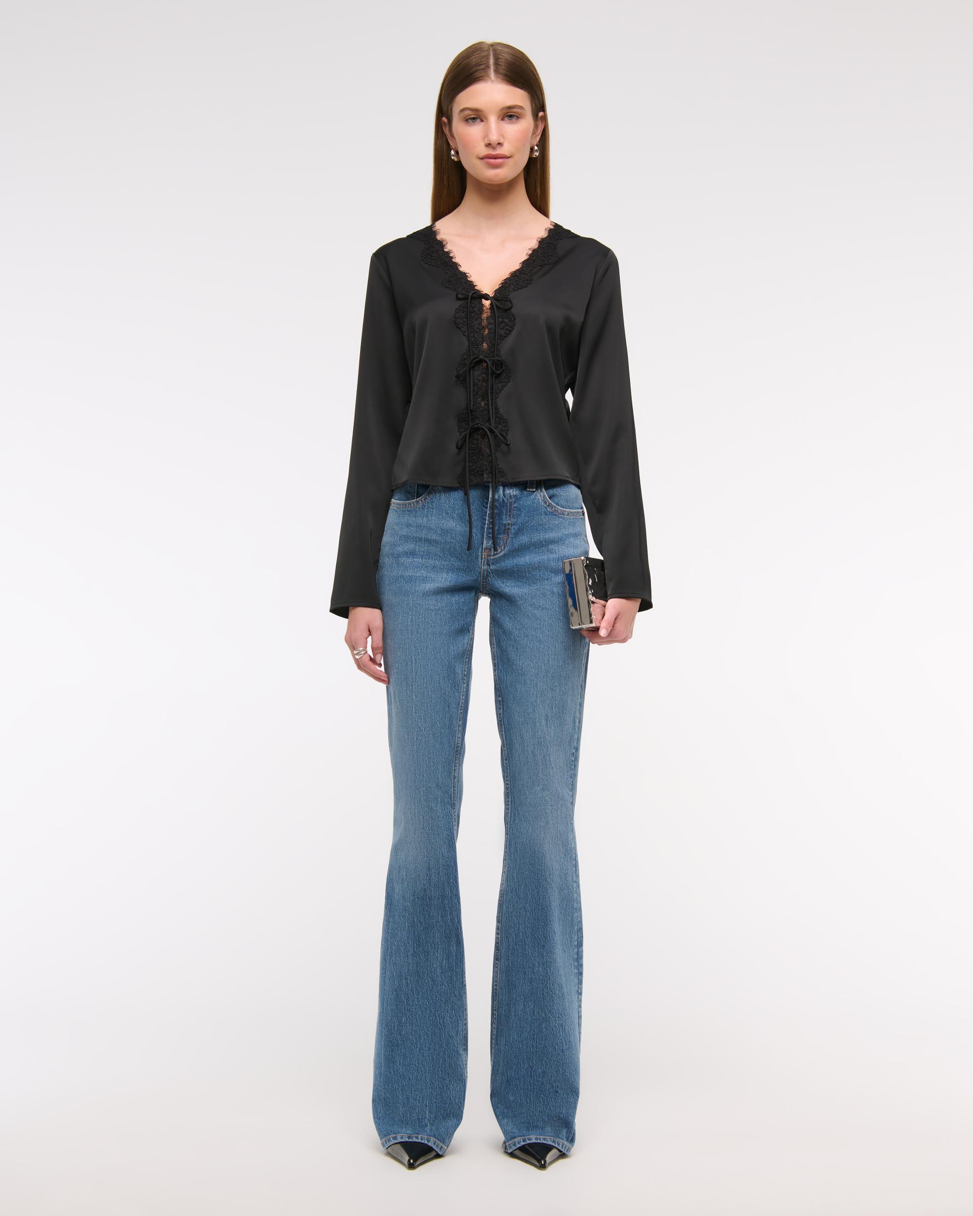 Mid Rise Bootcut Jean Product Image